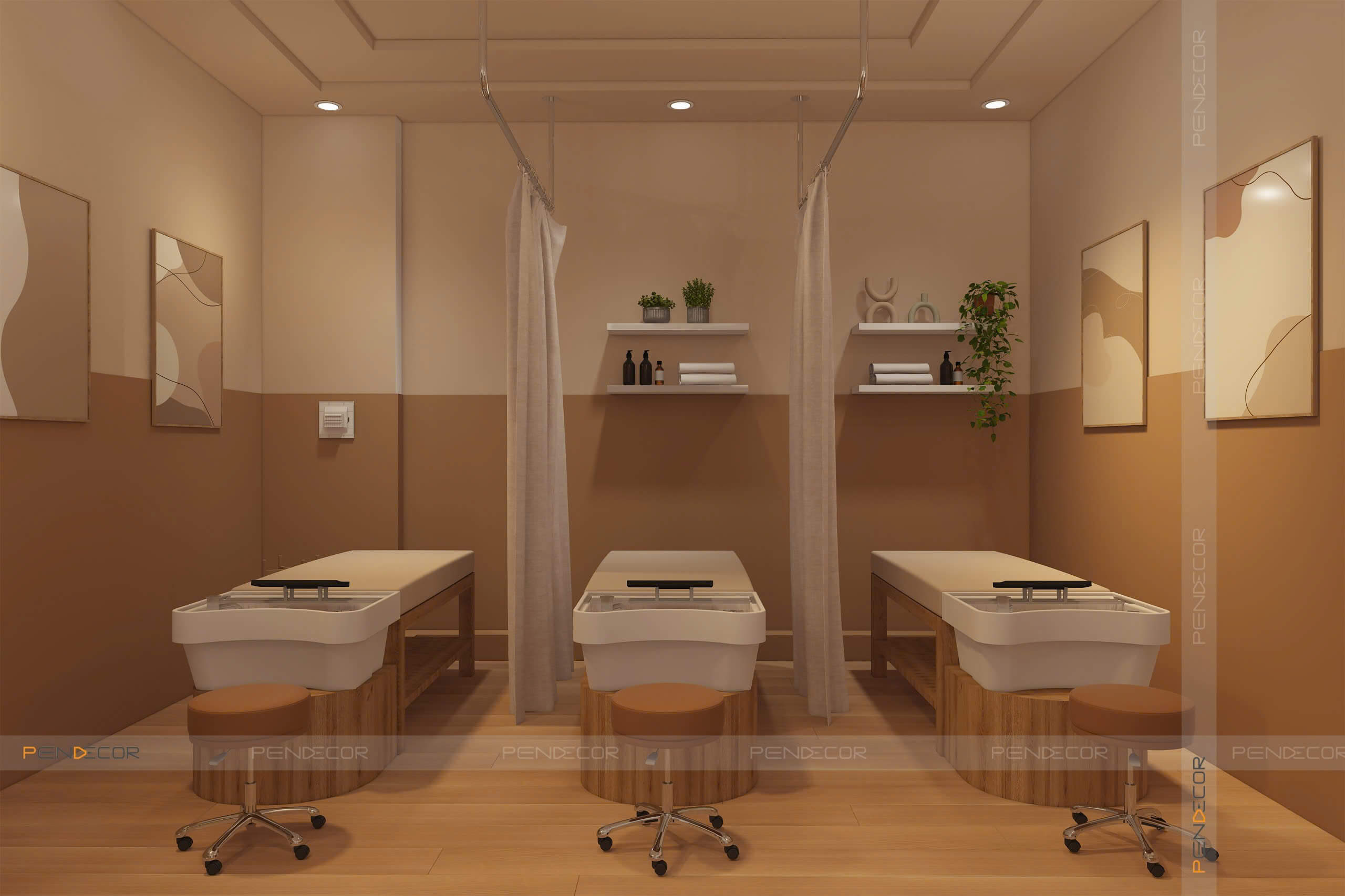 Thiết Kế Spa Gội Đầu Dưỡng Sinh Cindy