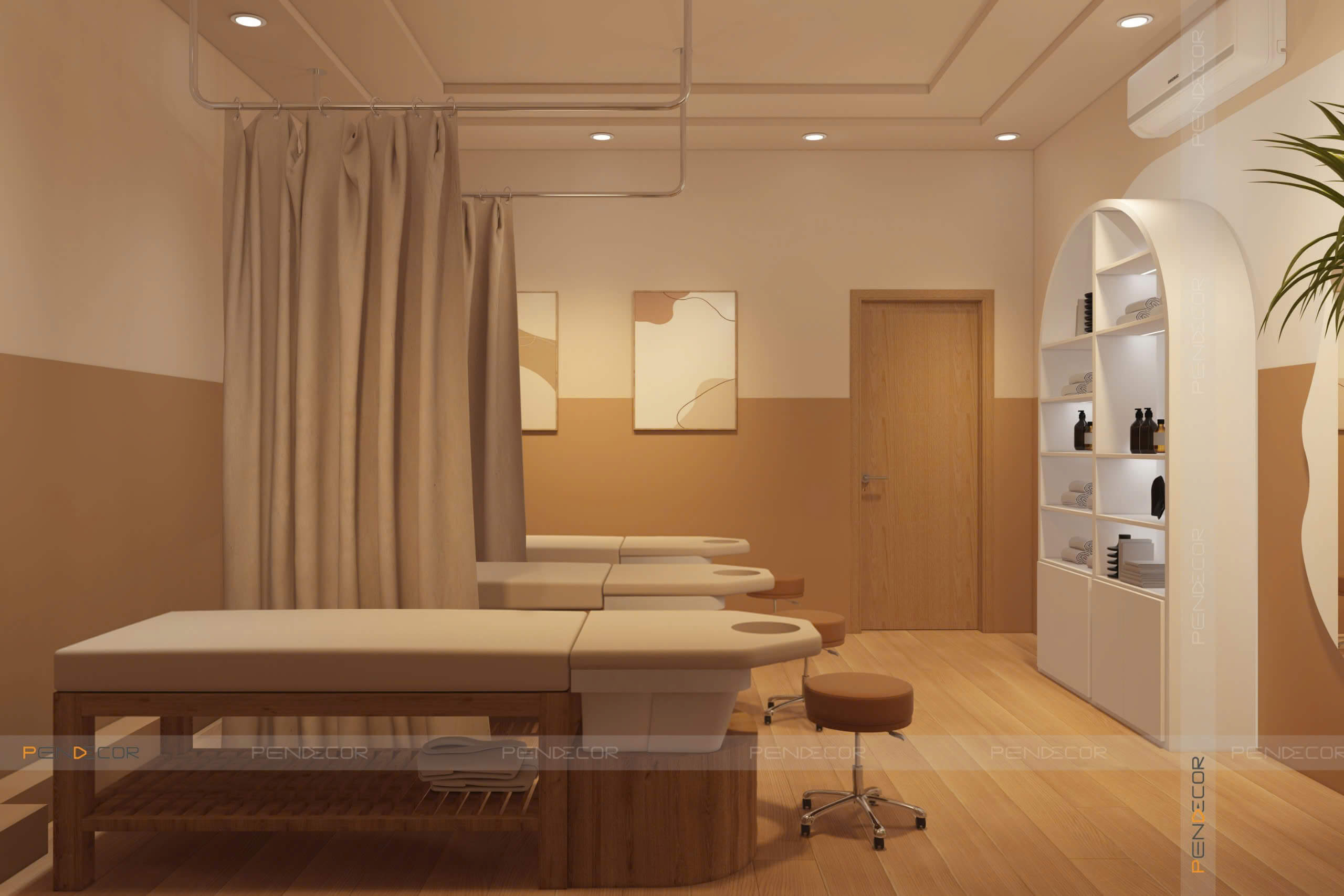 Thiết Kế Spa Gội Đầu Dưỡng Sinh Cindy
