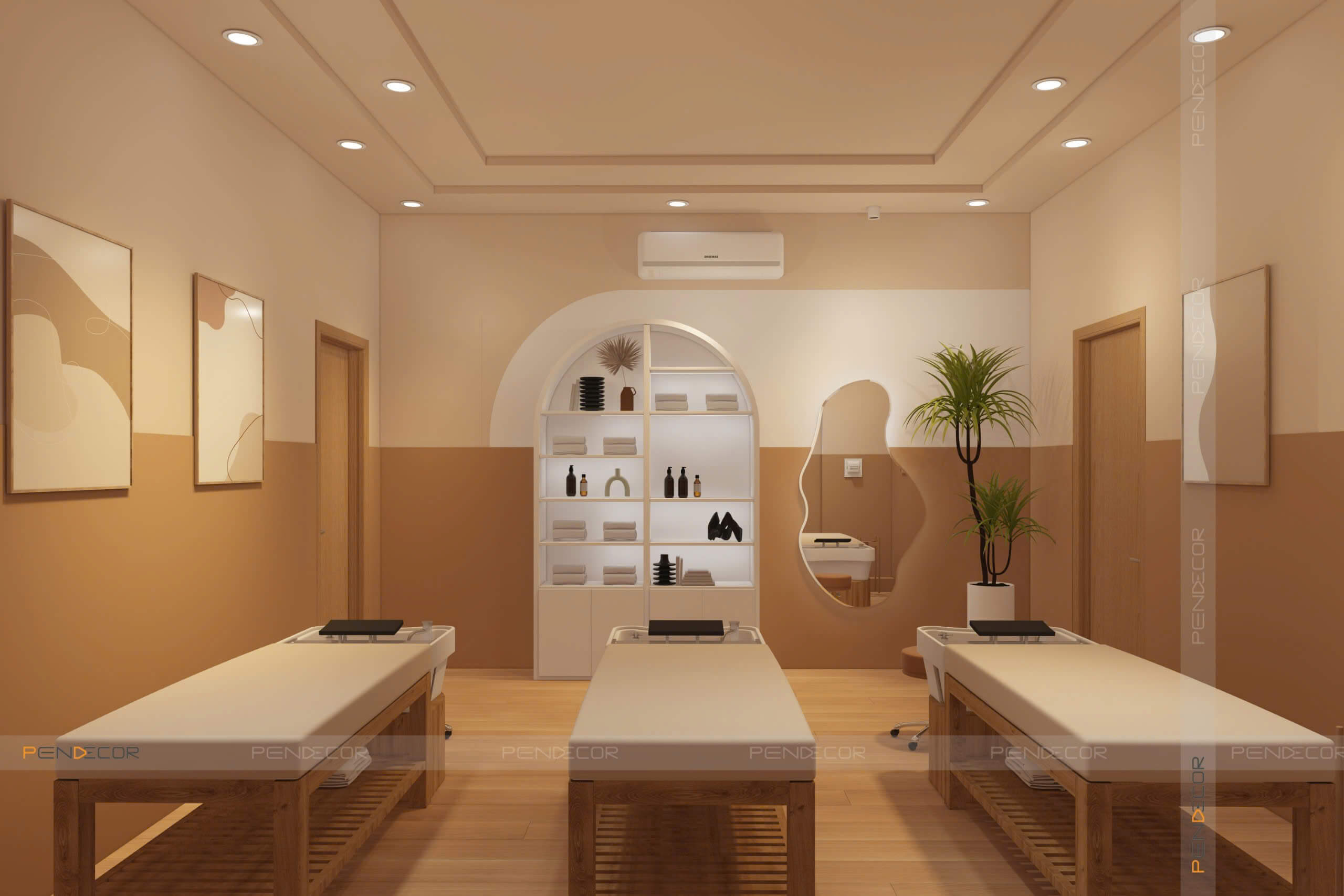 Thiết Kế Spa Gội Đầu Dưỡng Sinh Cindy
