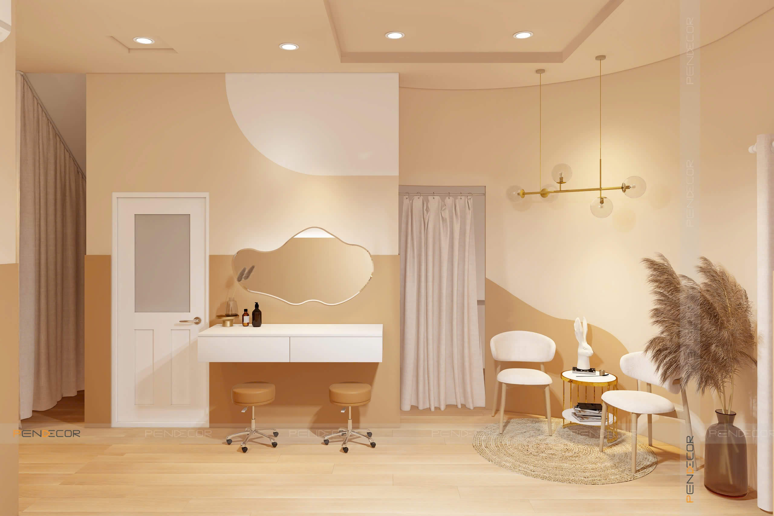 Thiết Kế Spa Gội Đầu Dưỡng Sinh Cindy