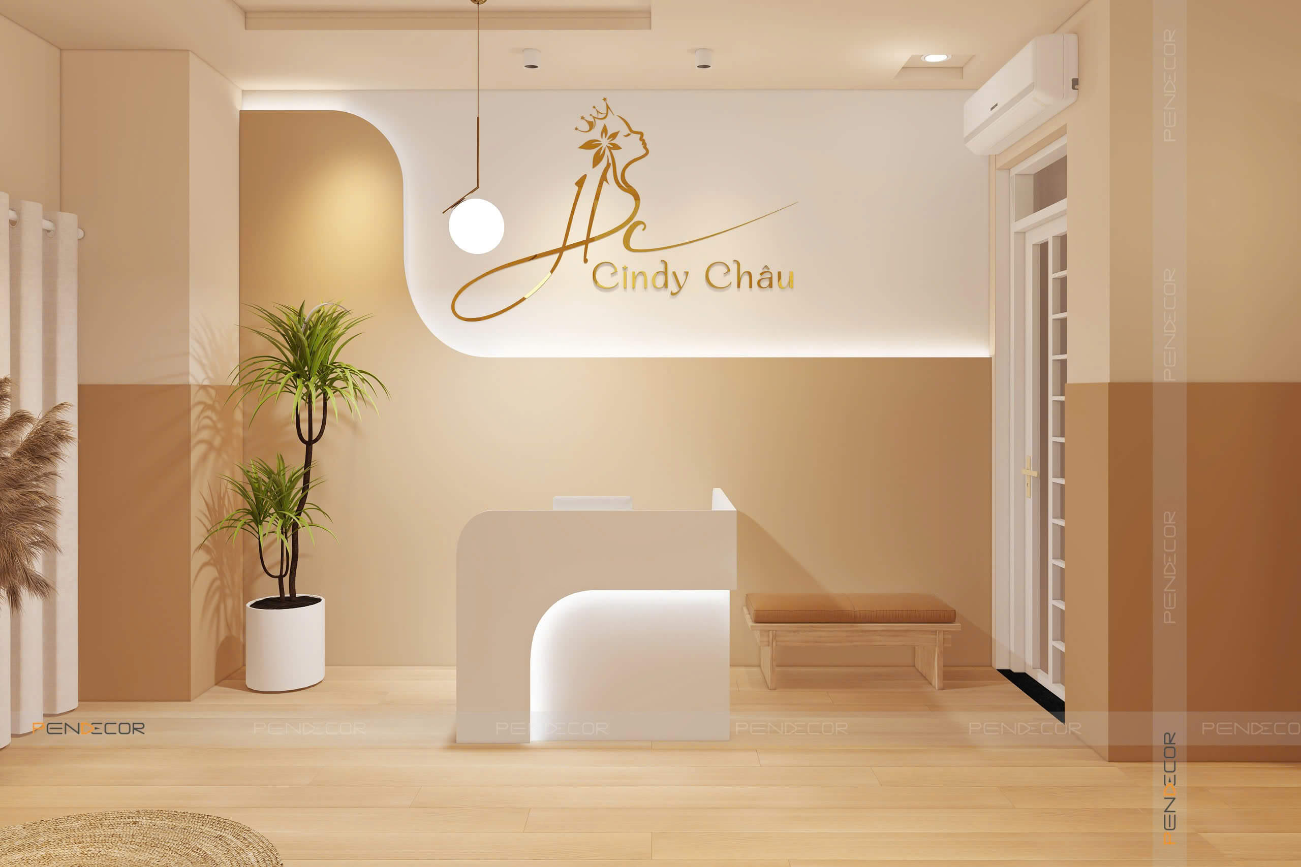 Thiết Kế Spa Gội Đầu Dưỡng Sinh Cindy