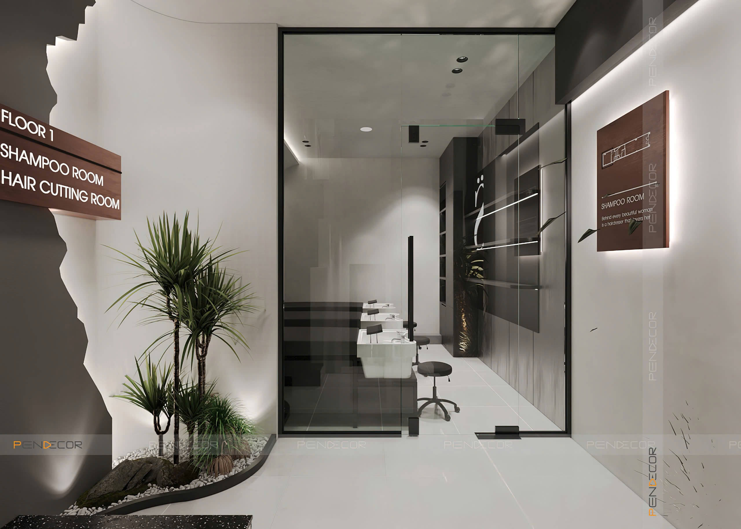 Thiết Kế Salon Tóc Siyu