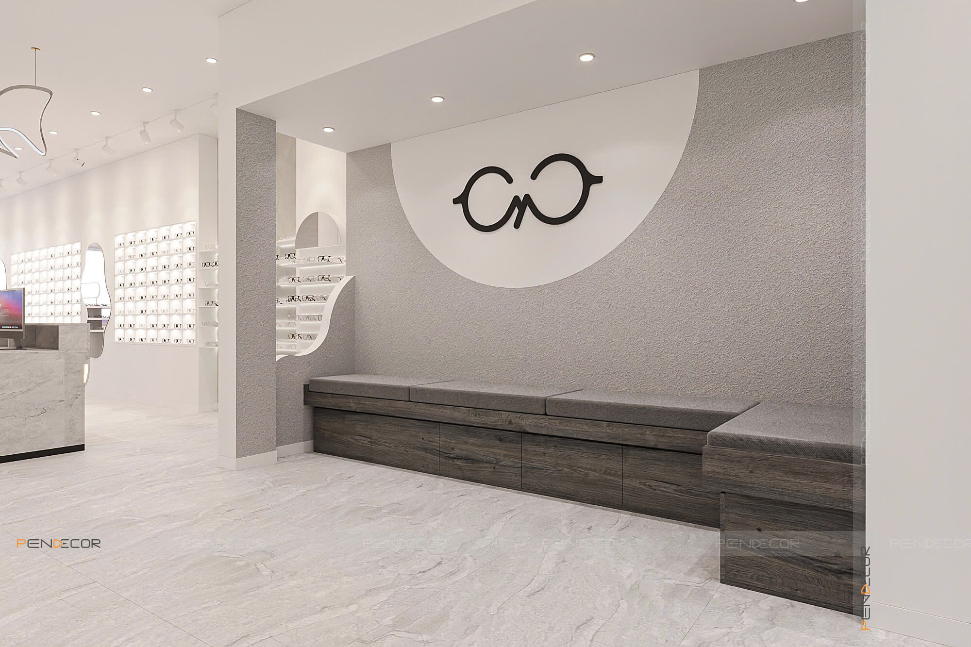 Thiết Kế Cửa Hàng Mắt Kính Camy