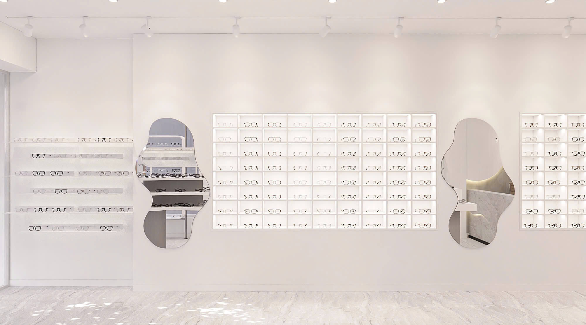 Thiết Kế Cửa Hàng Mắt Kính Camy