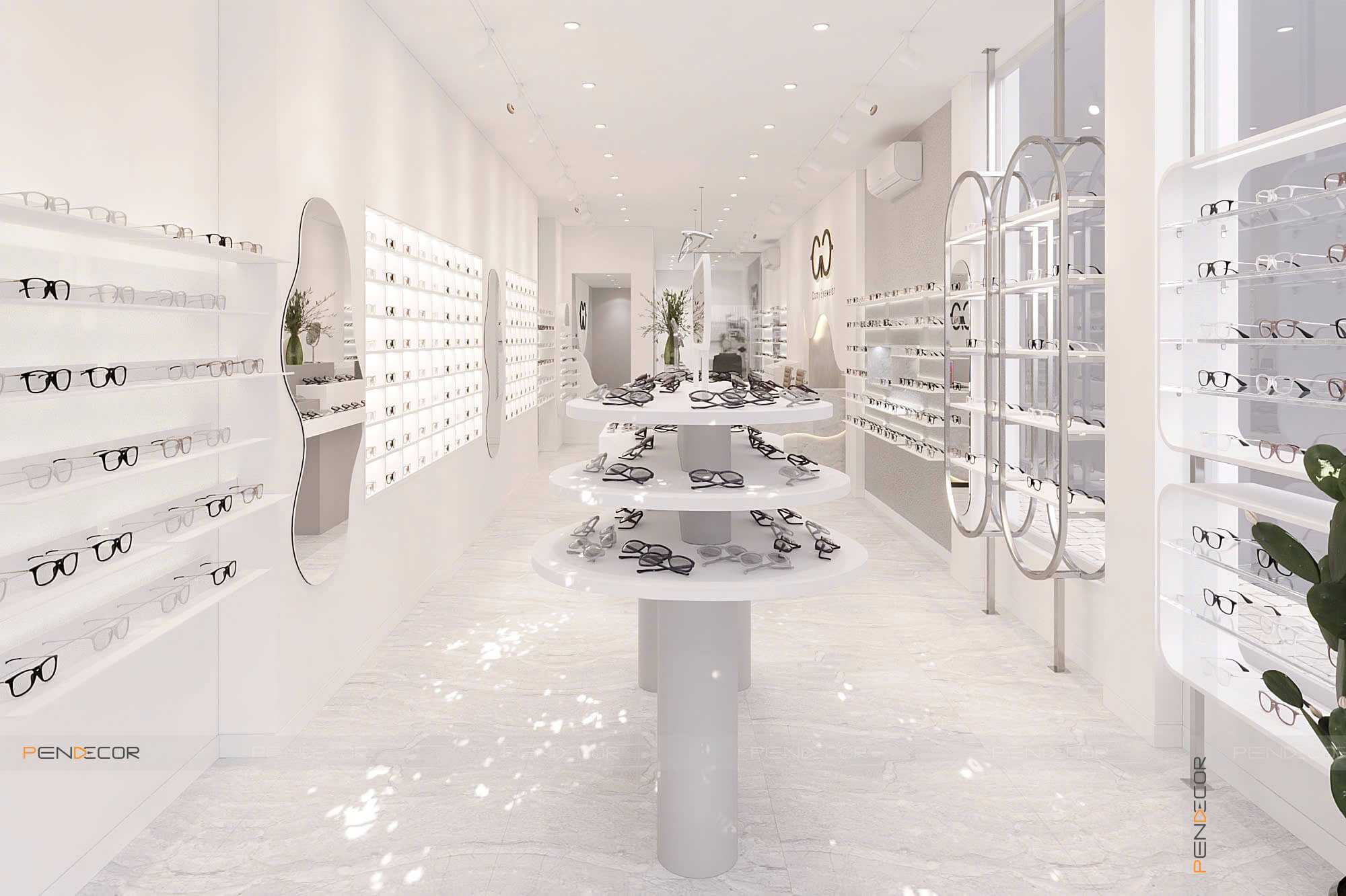 Thiết Kế Cửa Hàng Mắt Kính Camy