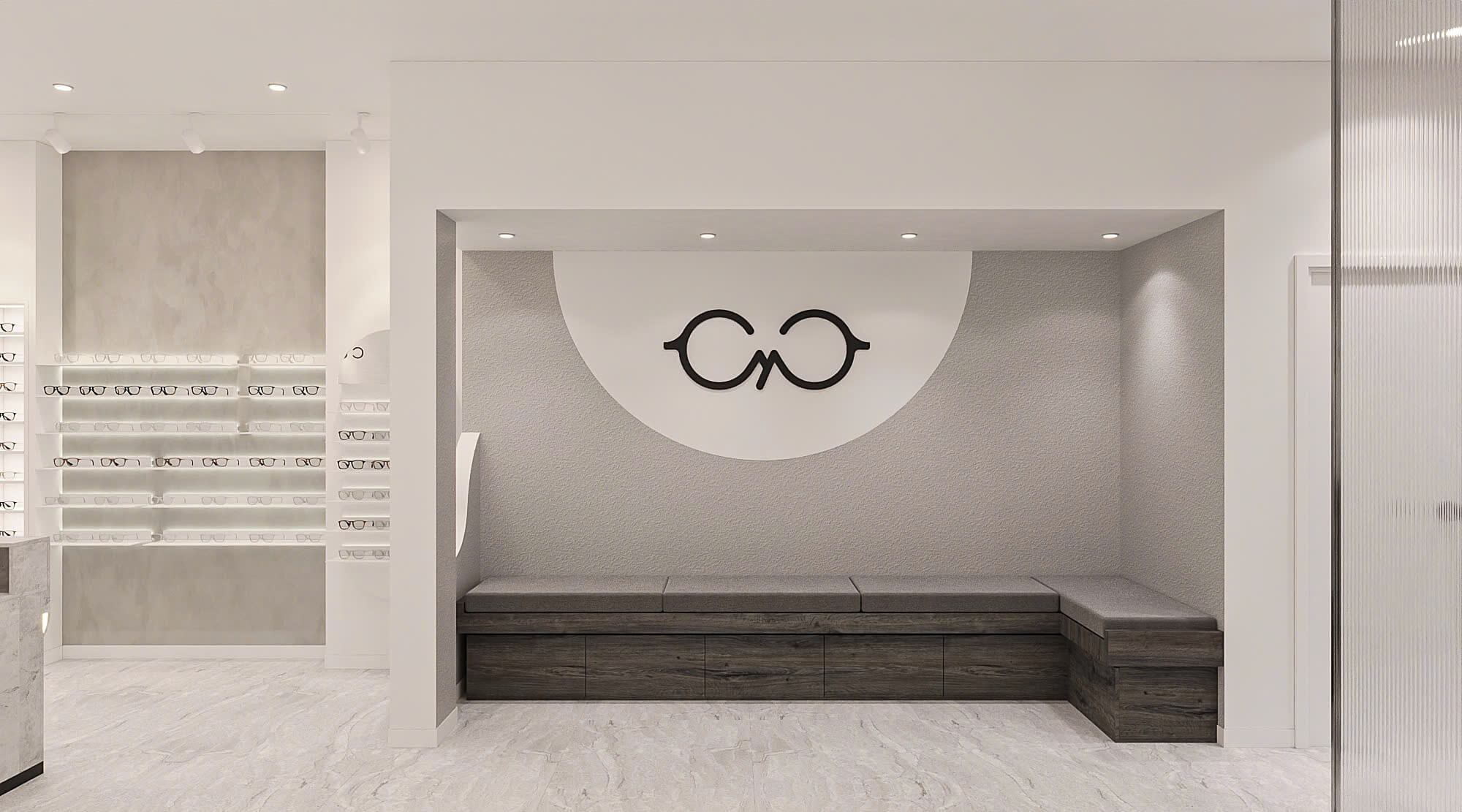 Thiết Kế Cửa Hàng Mắt Kính Camy