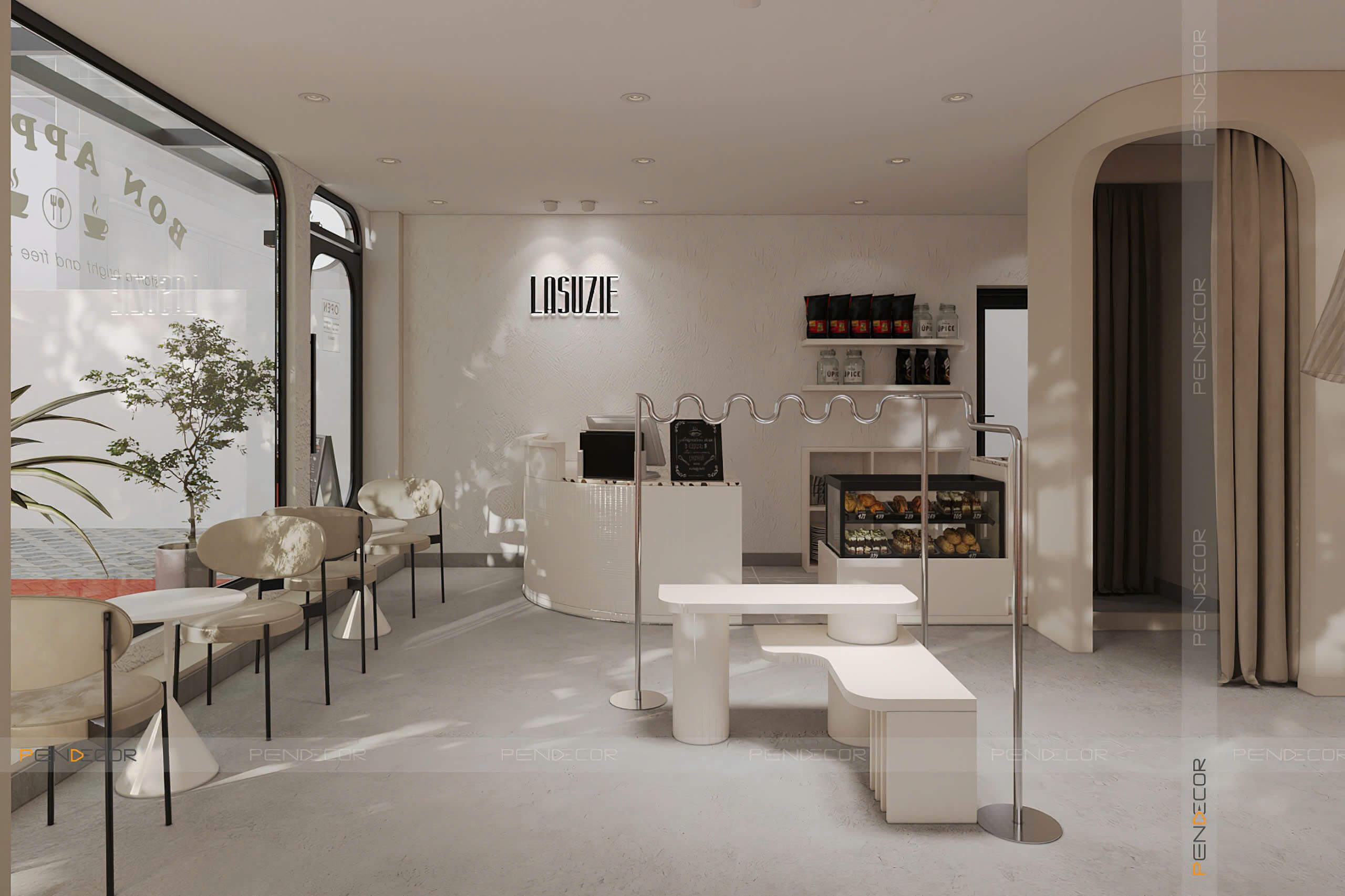 Thiết Kế Shop Quần Áo Nữ Lasuzie