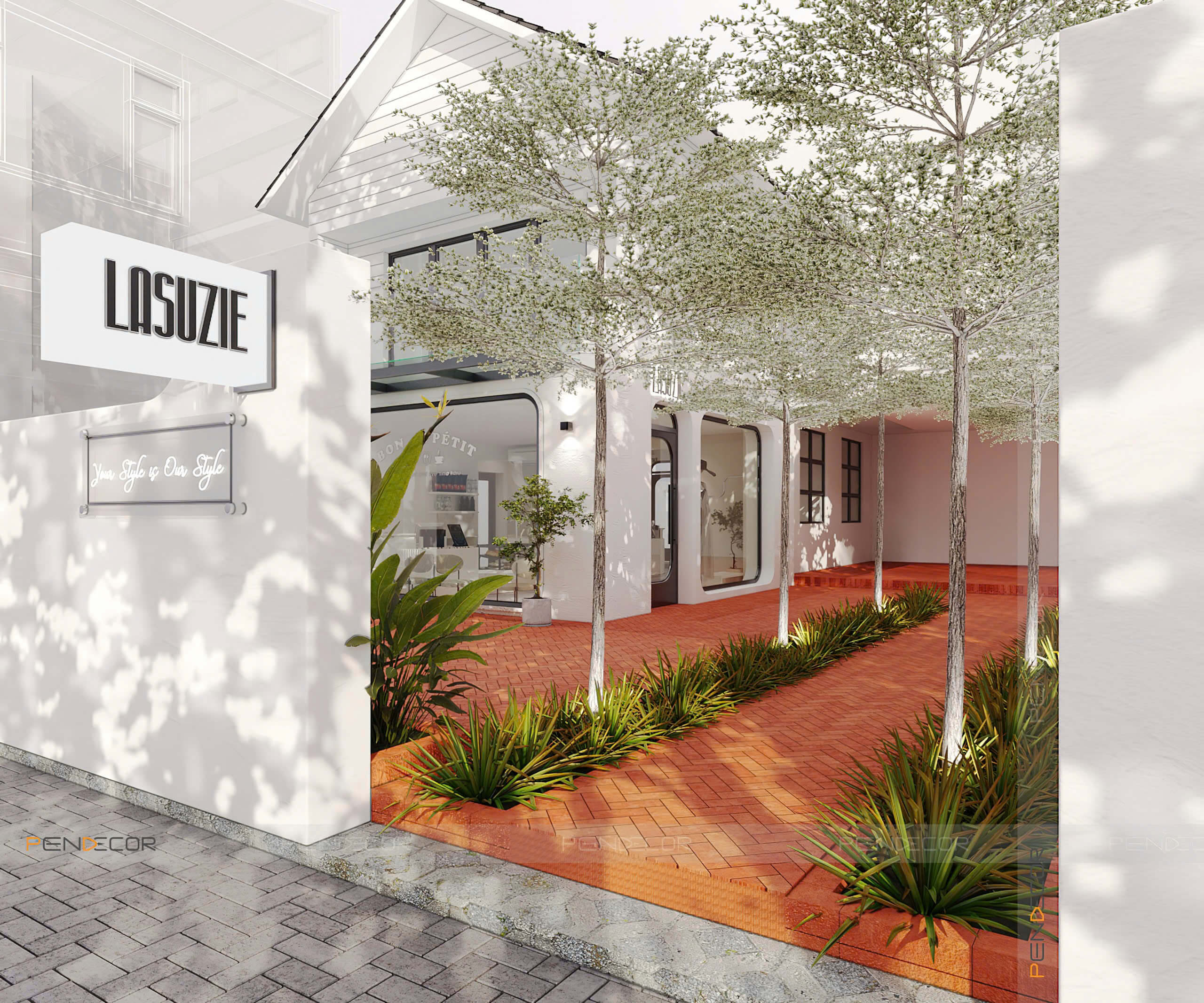 Thiết Kế Shop Quần Áo Nữ Lasuzie