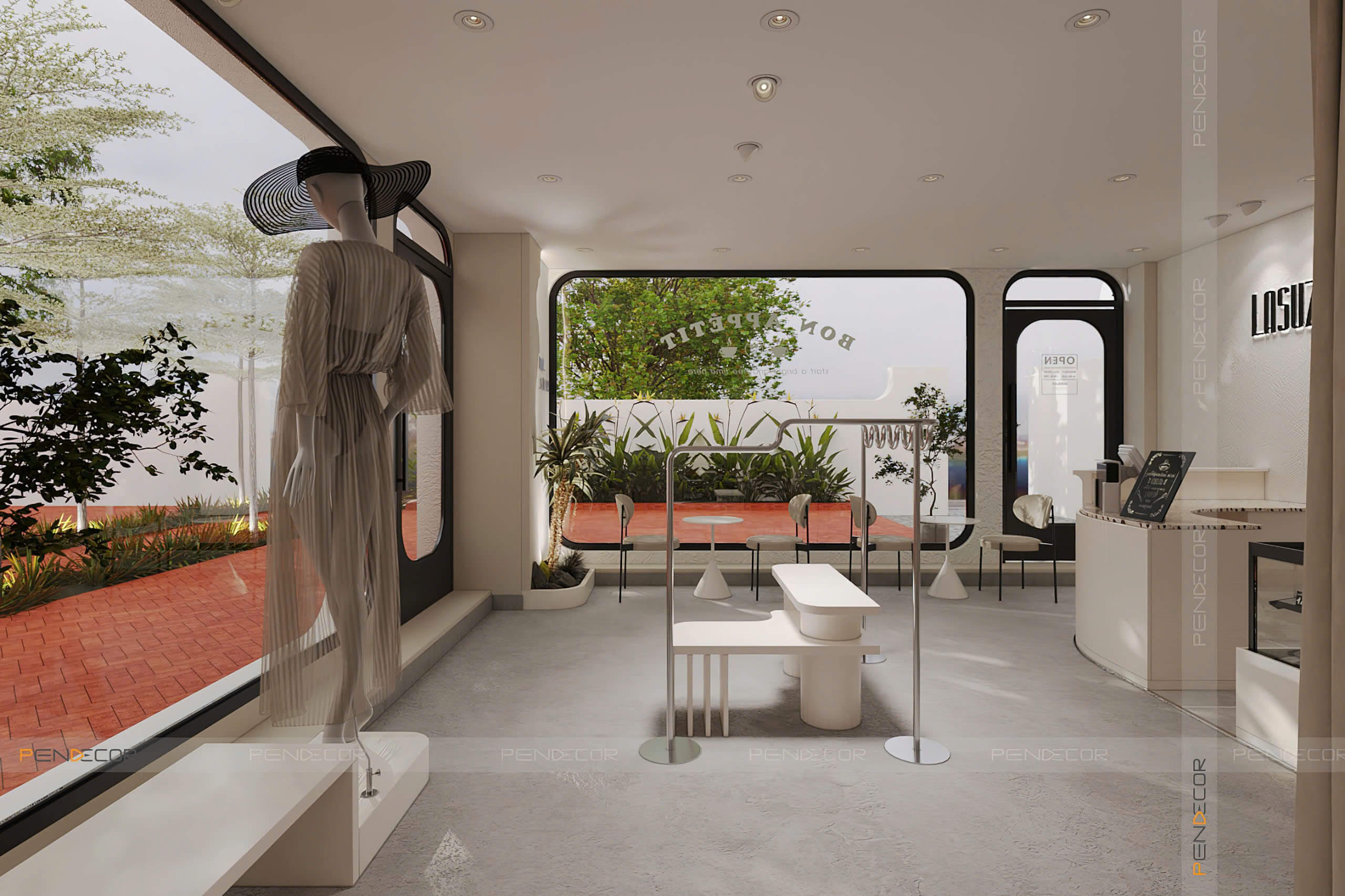 Thiết Kế Shop Quần Áo Nữ Lasuzie