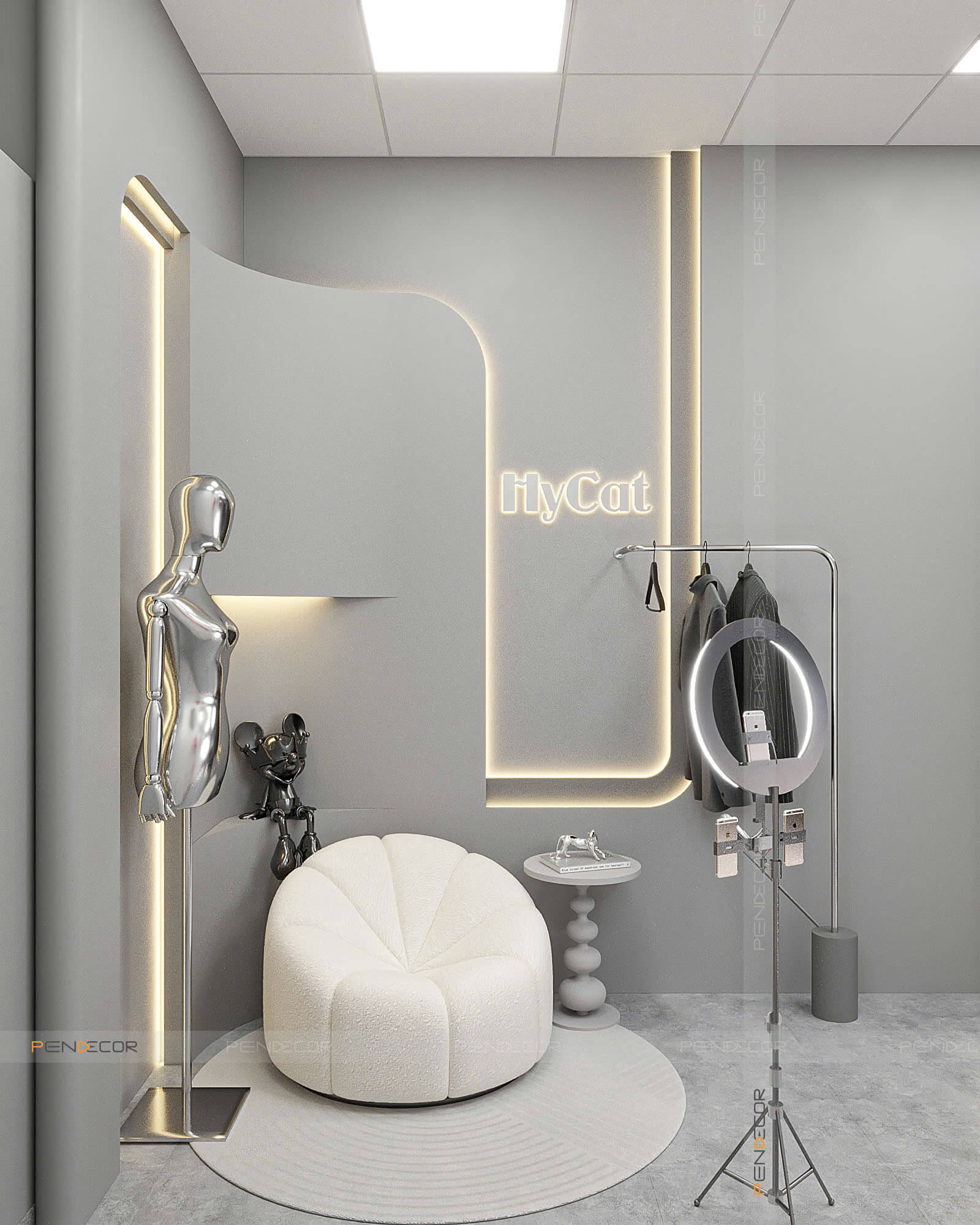 Thiết Kế Phòng Livestream Hycat