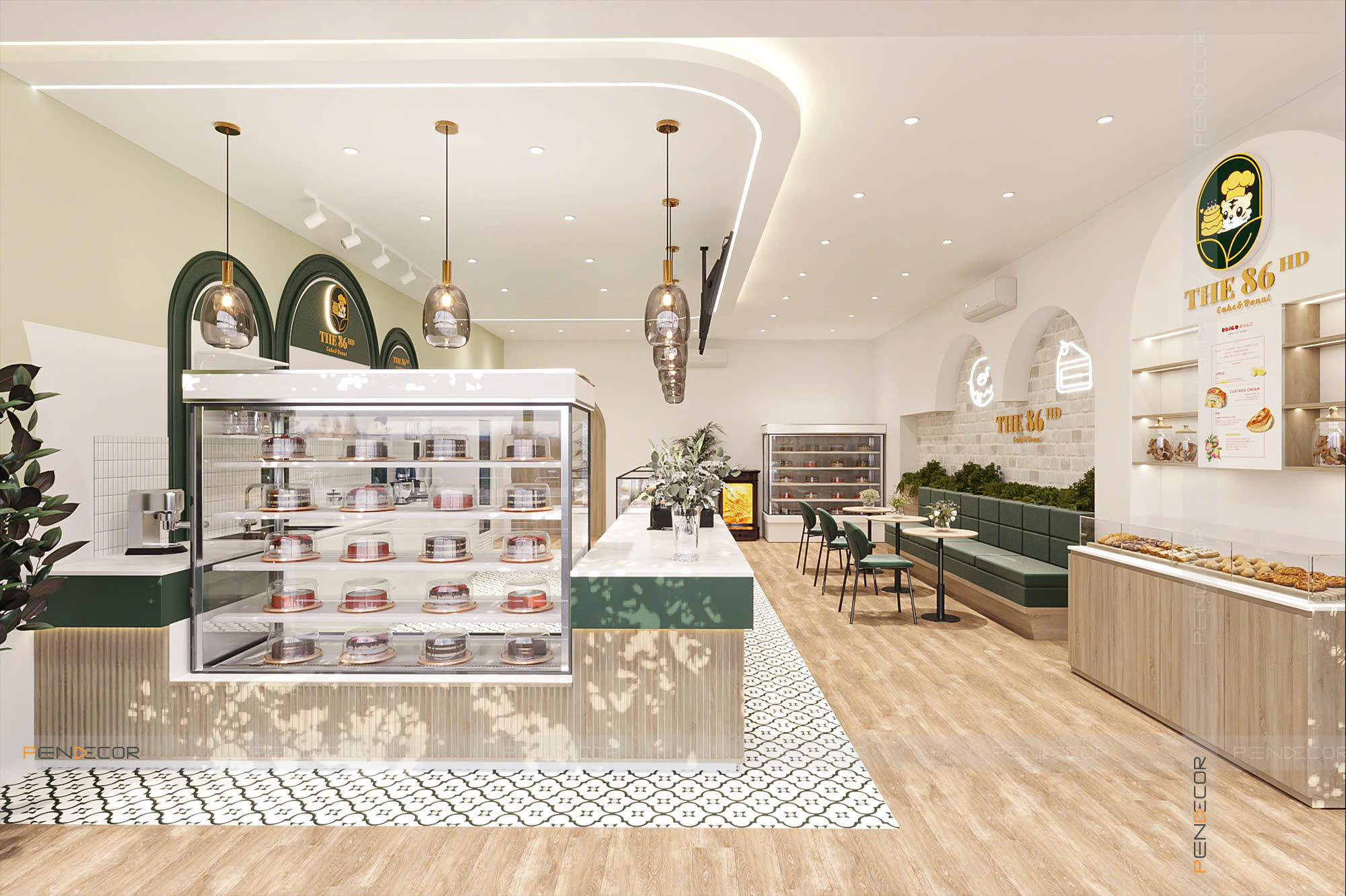 Thiết Kế Tiệm Bánh Kem The 86HD