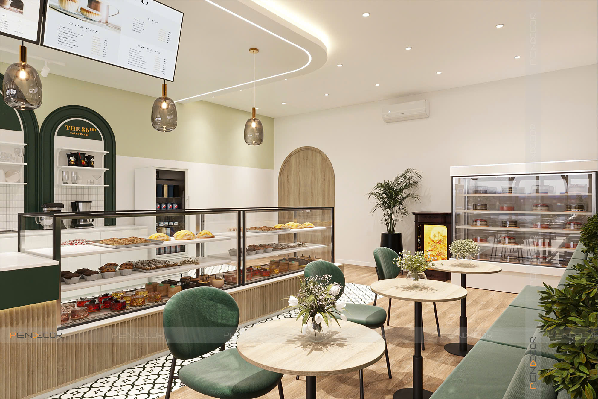Thiết Kế Tiệm Bánh Kem The 86HD
