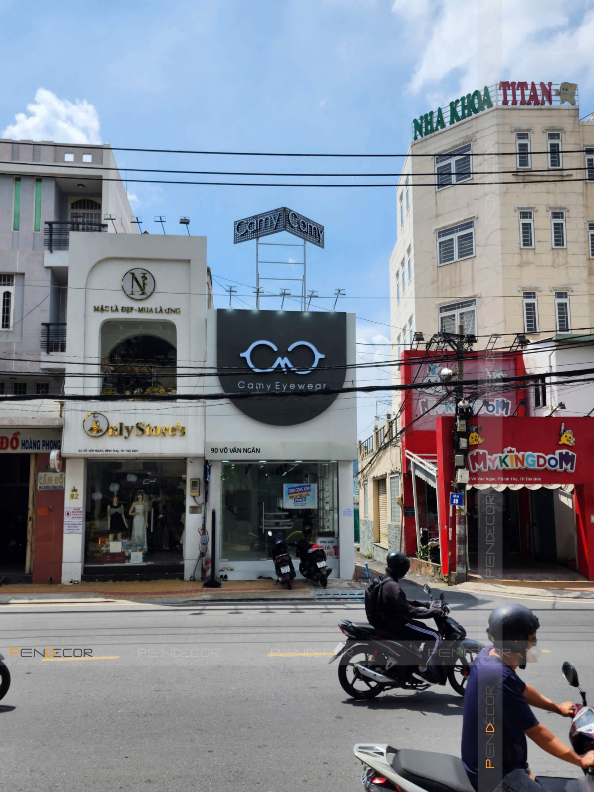 Thi Công Shop Mắt Kinh Camy Thủ Đức