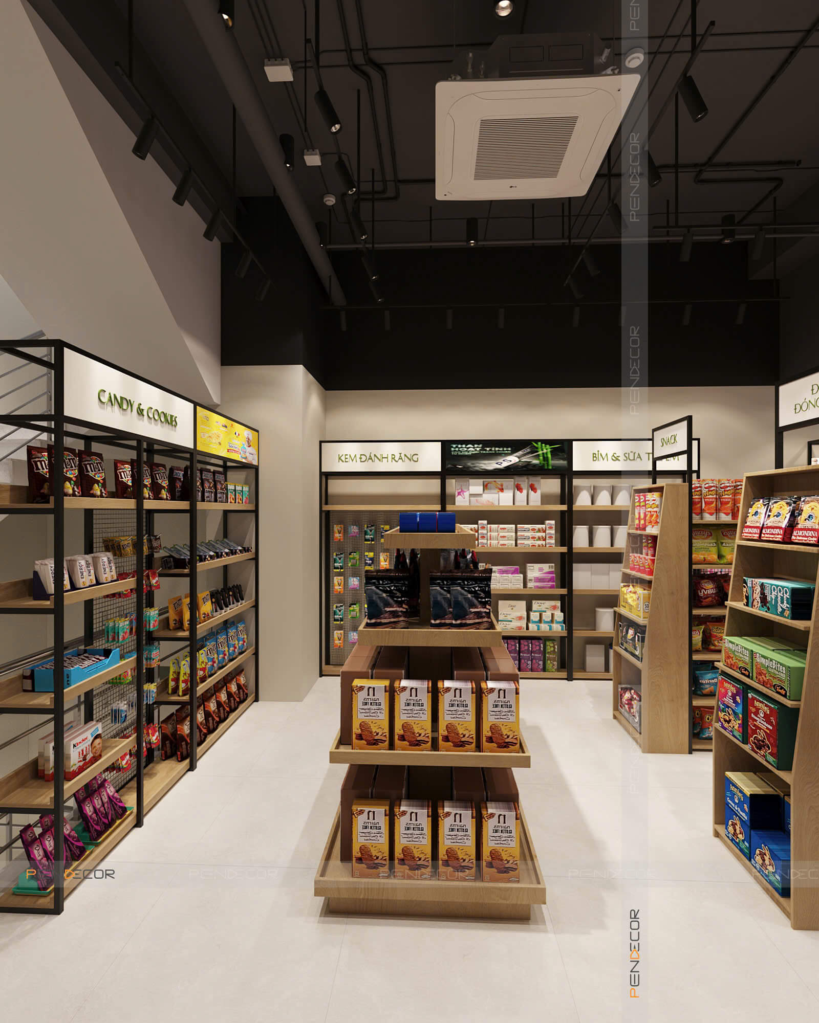 Thiết Kế Siêu Thị Mini Chanh Market