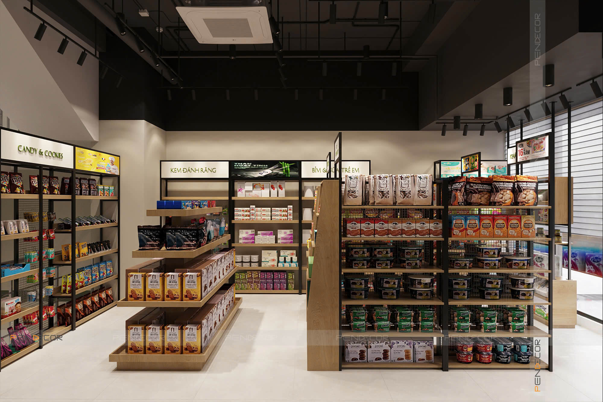 Thiết Kế Siêu Thị Mini Chanh Market