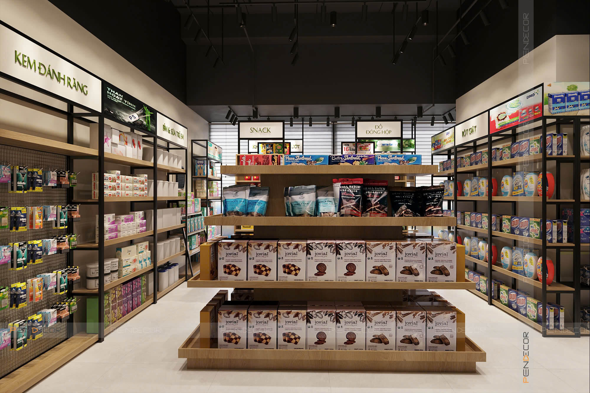 Thiết Kế Siêu Thị Mini Chanh Market