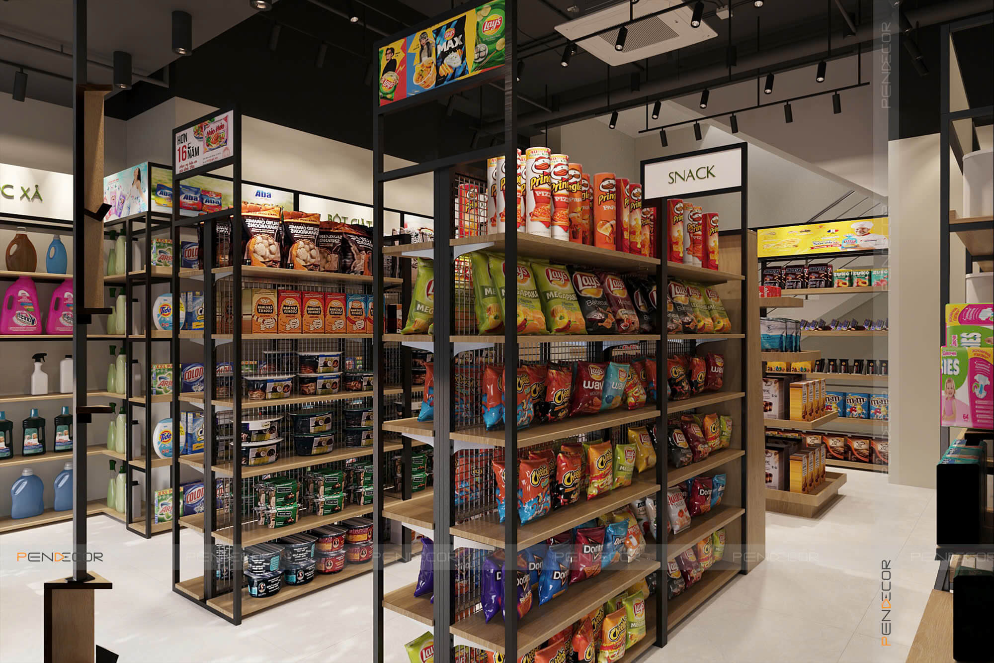 Thiết Kế Siêu Thị Mini Chanh Market