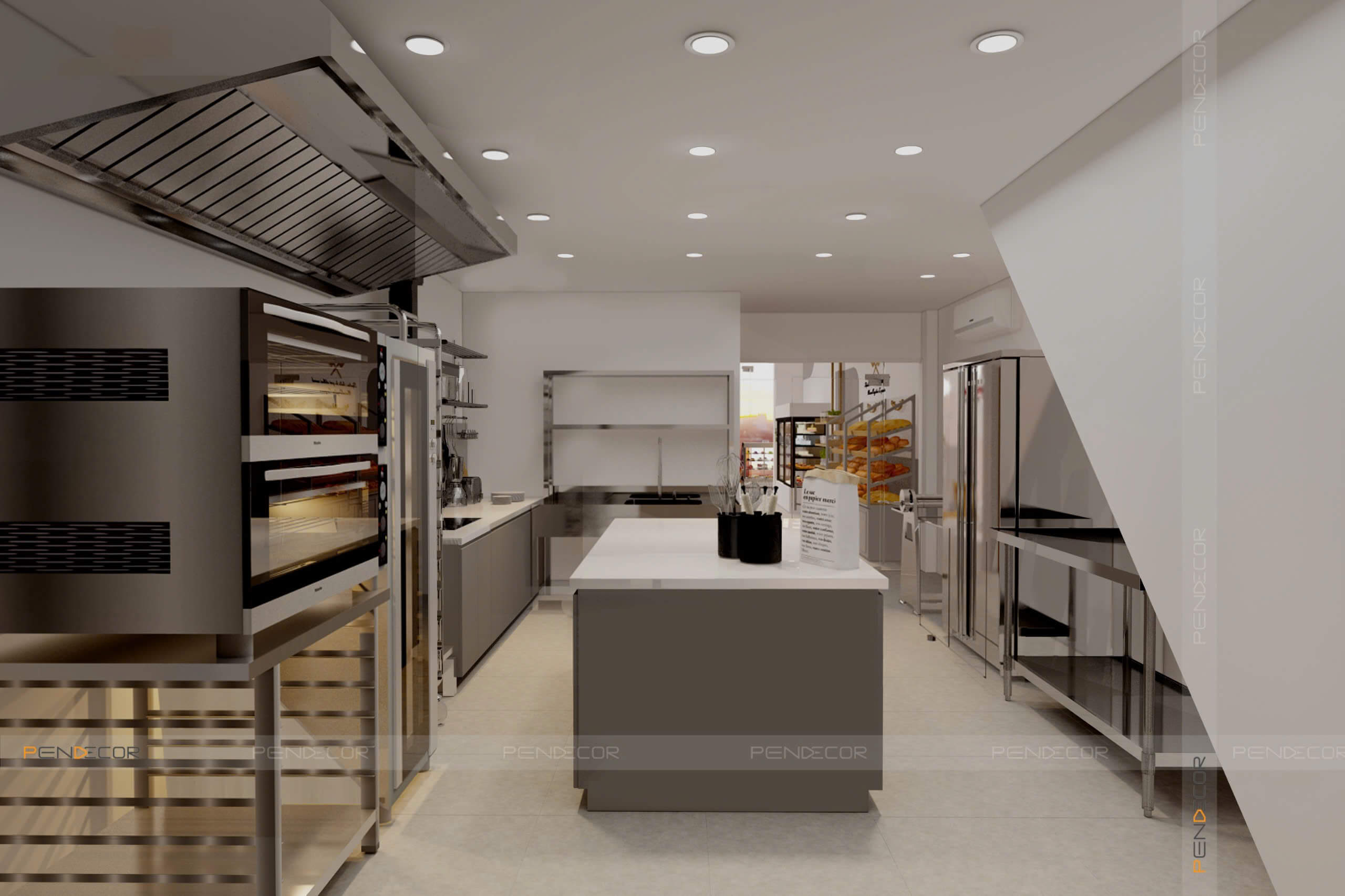 Thiết Kế Tiệm Bánh Kem Cherry Cake