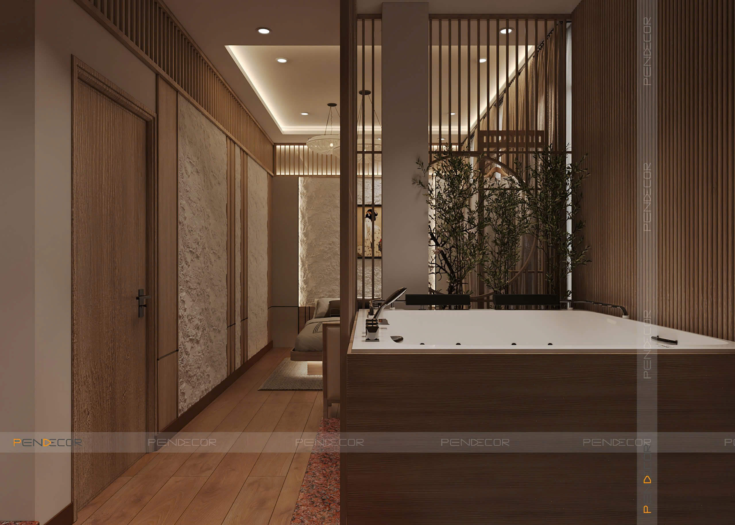 Thiết Kế Spa Hoàng Kim (Phòng VIP)