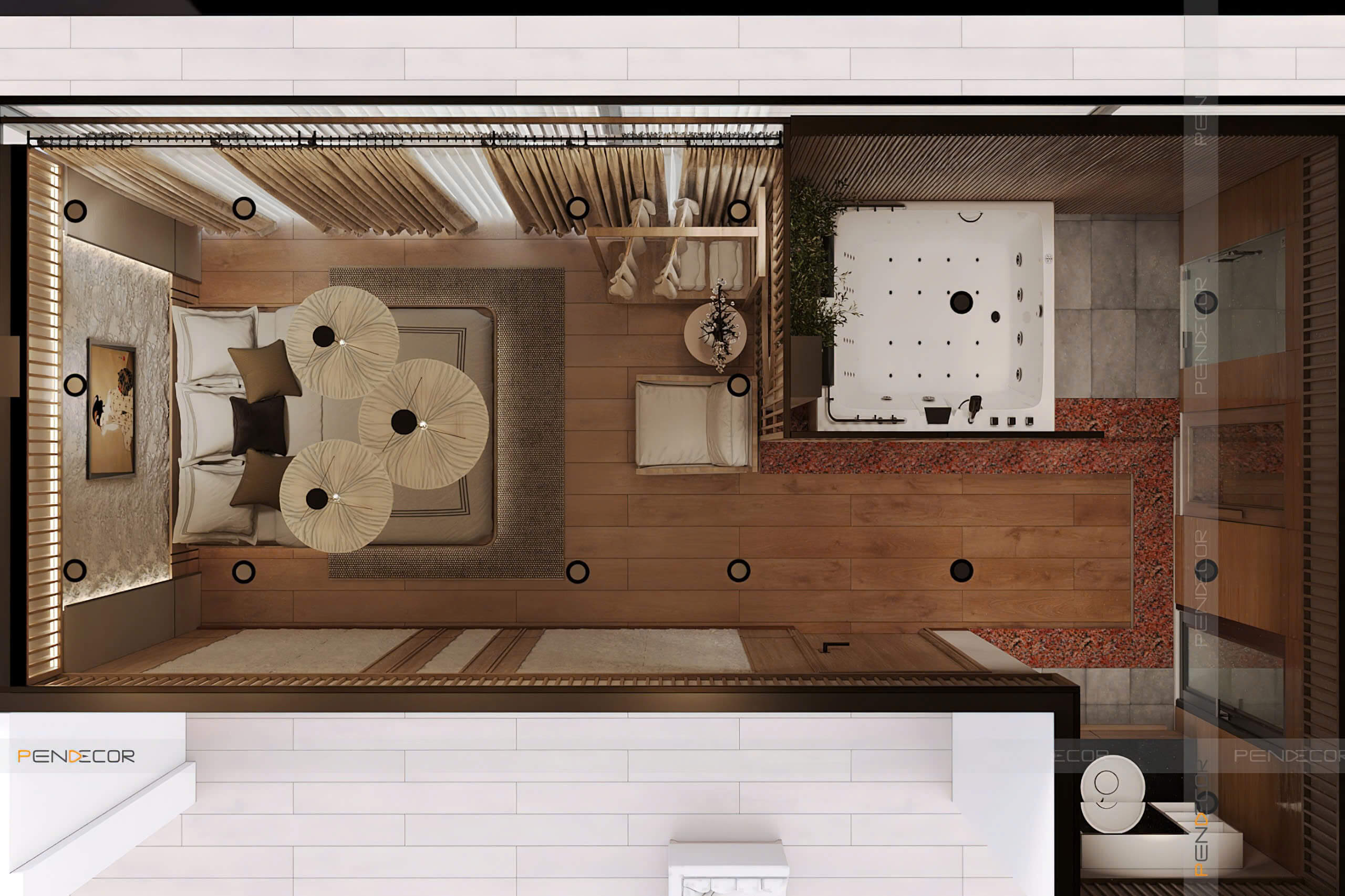 Thiết Kế Spa Hoàng Kim (Phòng VIP)