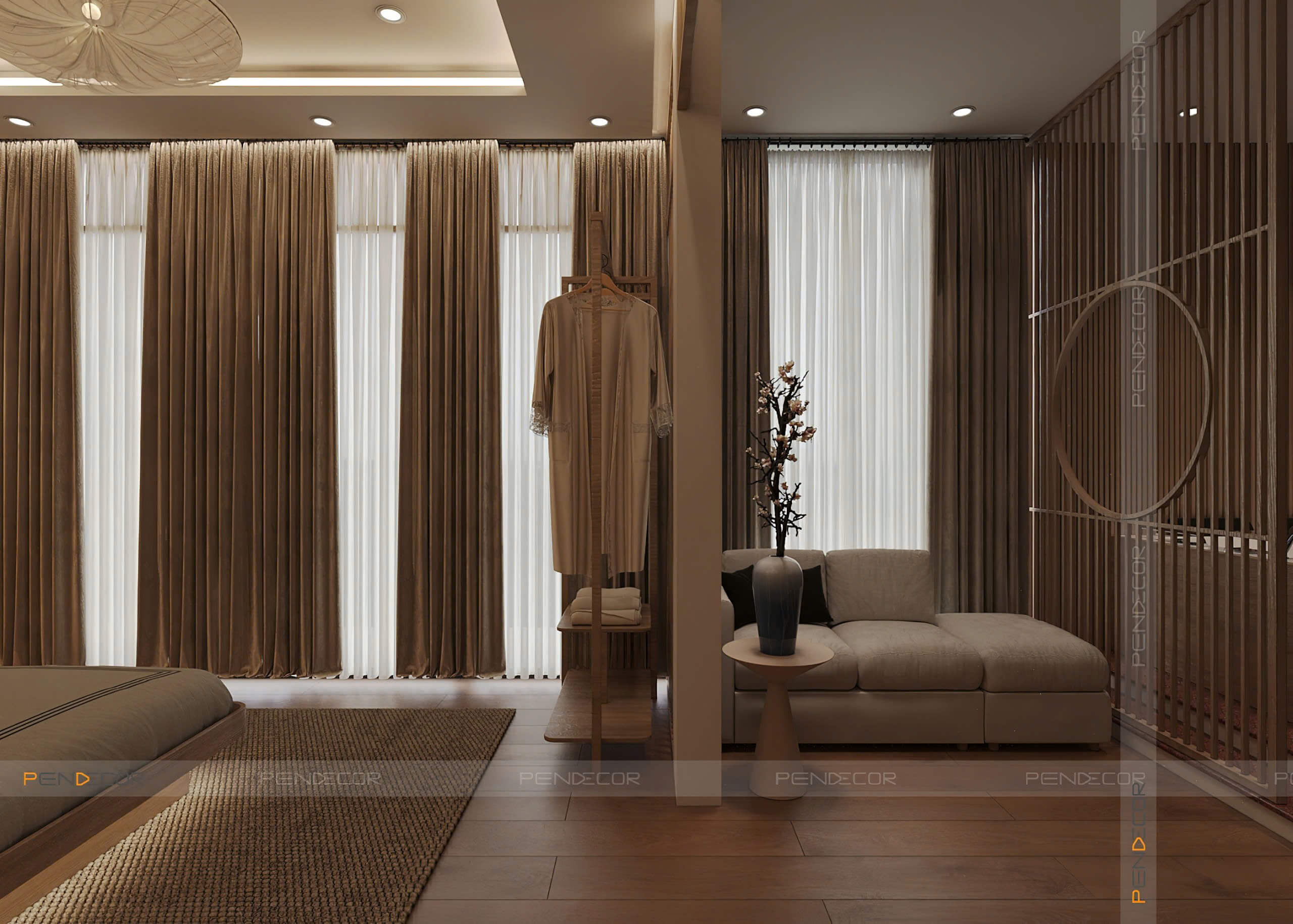 Thiết Kế Spa Hoàng Kim (Phòng VIP)