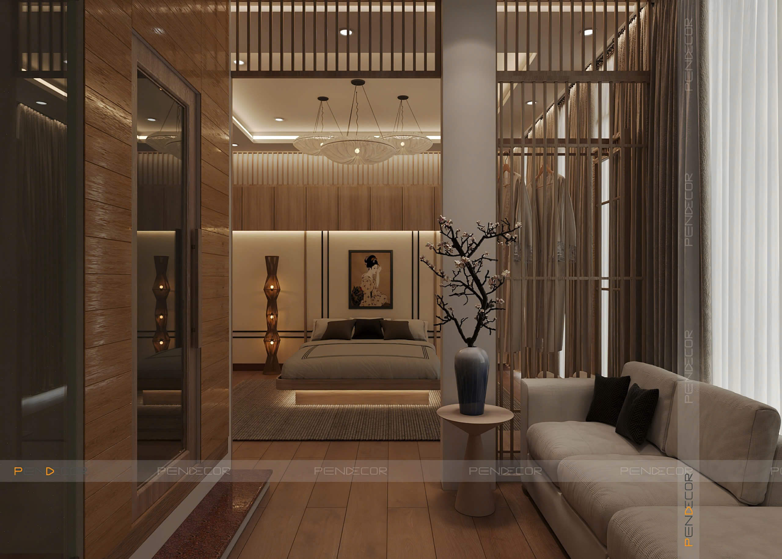 Thiết Kế Spa Hoàng Kim (Phòng VIP)