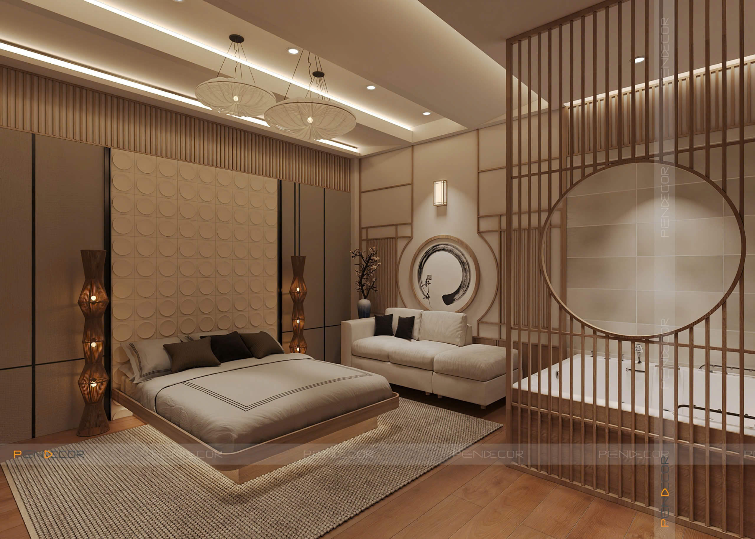 Thiết Kế Spa Hoàng Kim (Phòng VIP)