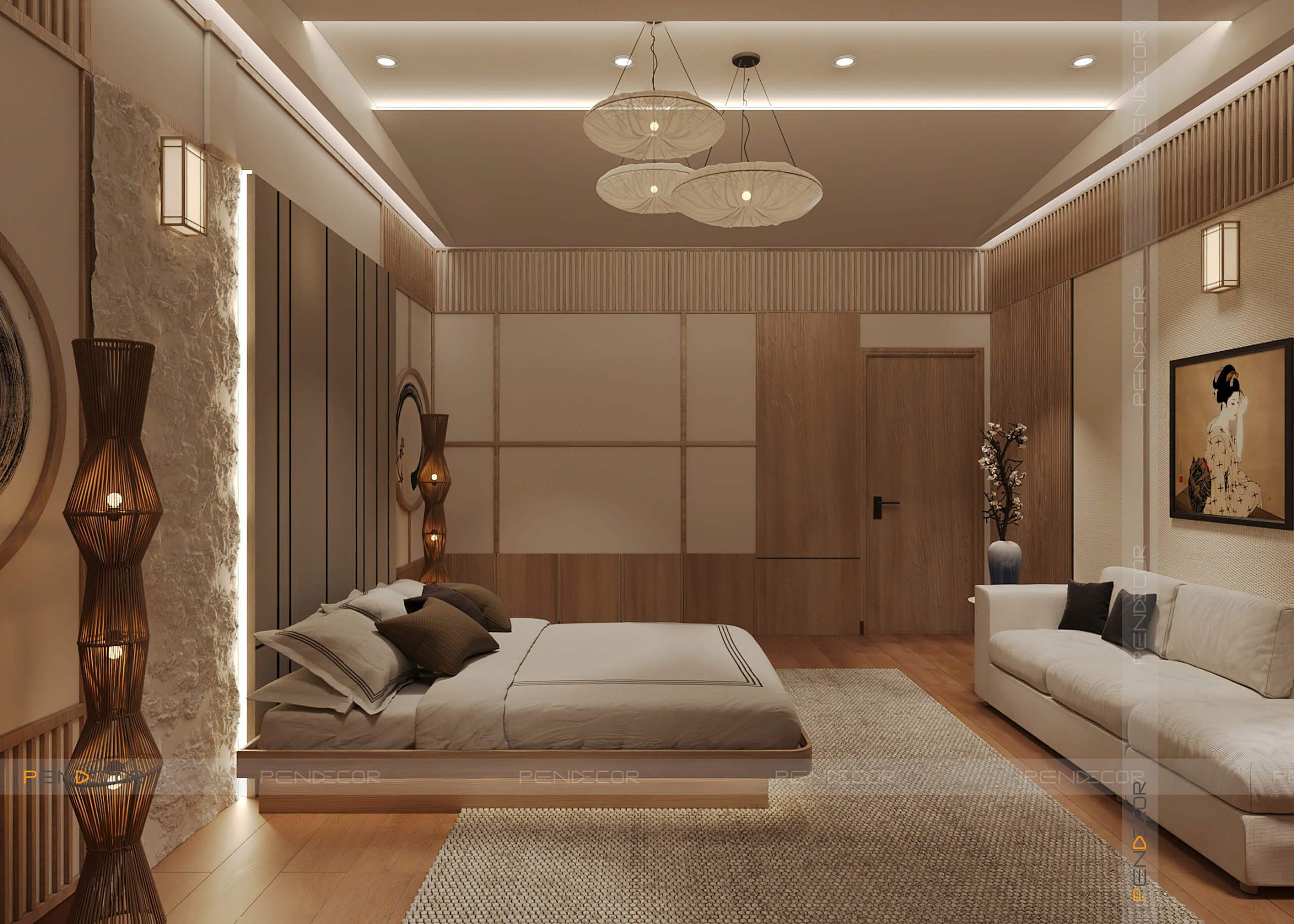 Thiết Kế Spa Hoàng Kim (Phòng VIP)