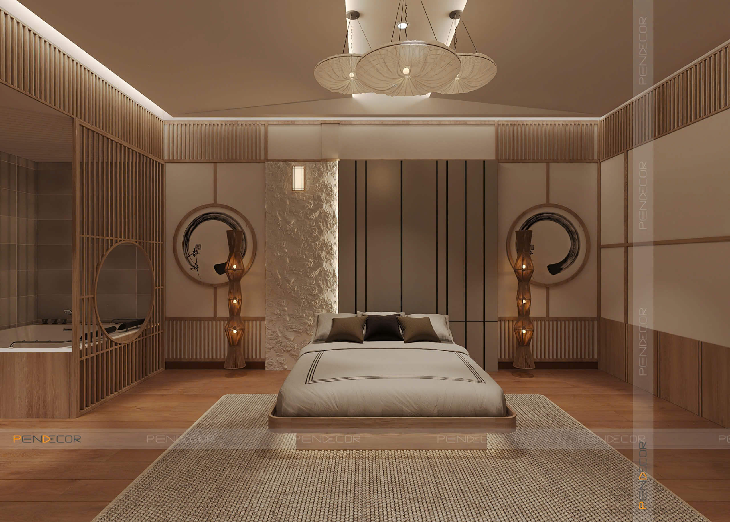 Thiết Kế Spa Hoàng Kim (Phòng VIP)