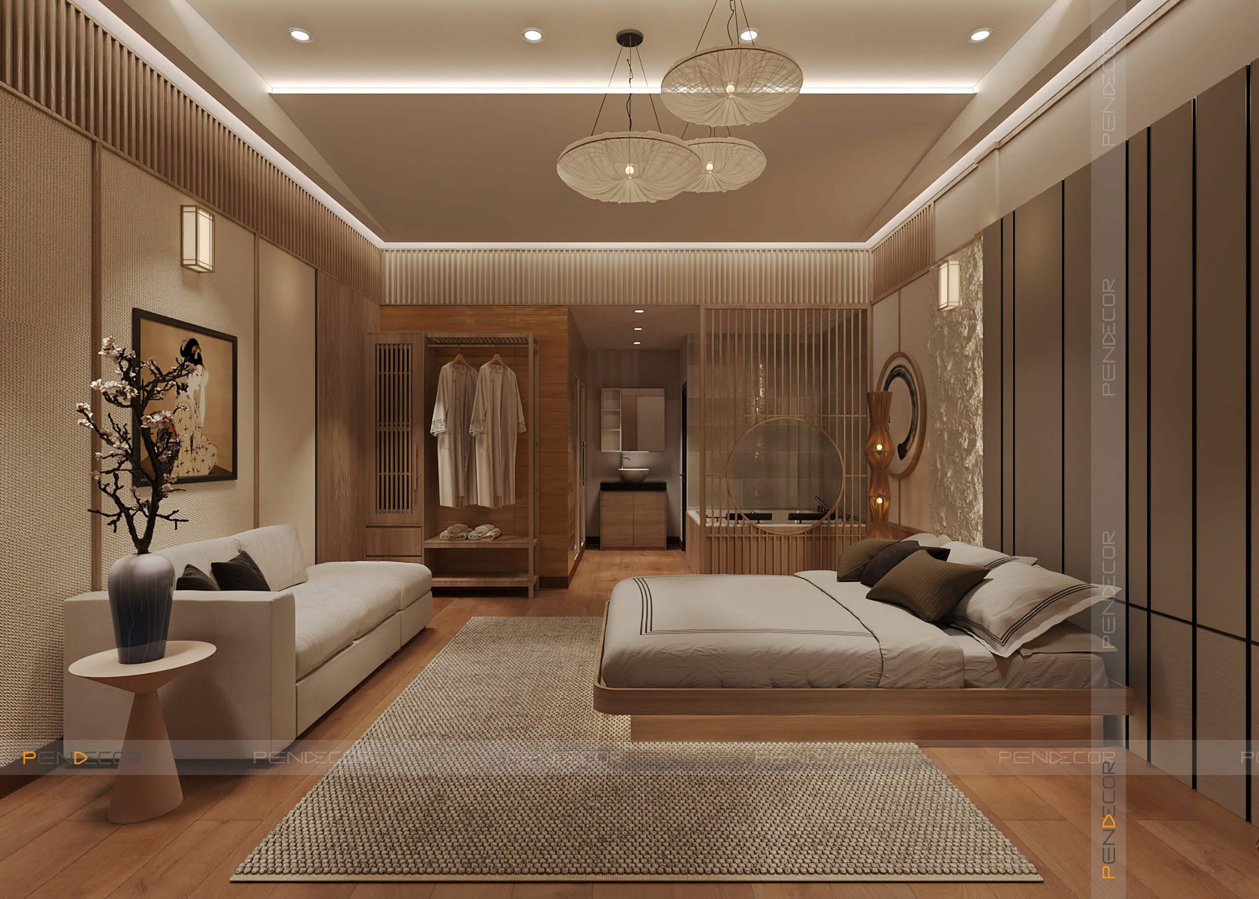 Thiết Kế Spa Hoàng Kim (Phòng VIP)