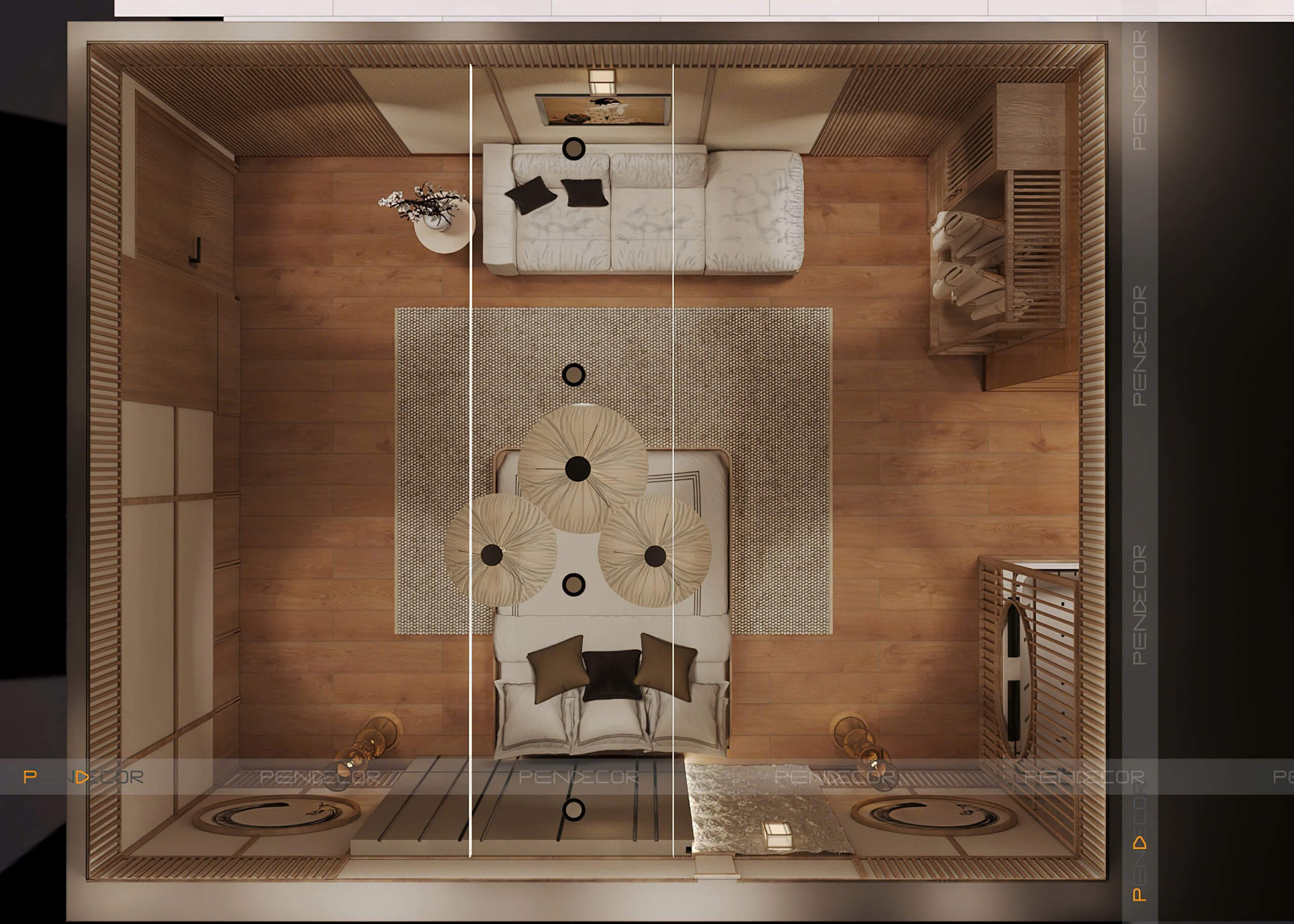 Thiết Kế Spa Hoàng Kim (Phòng VIP)