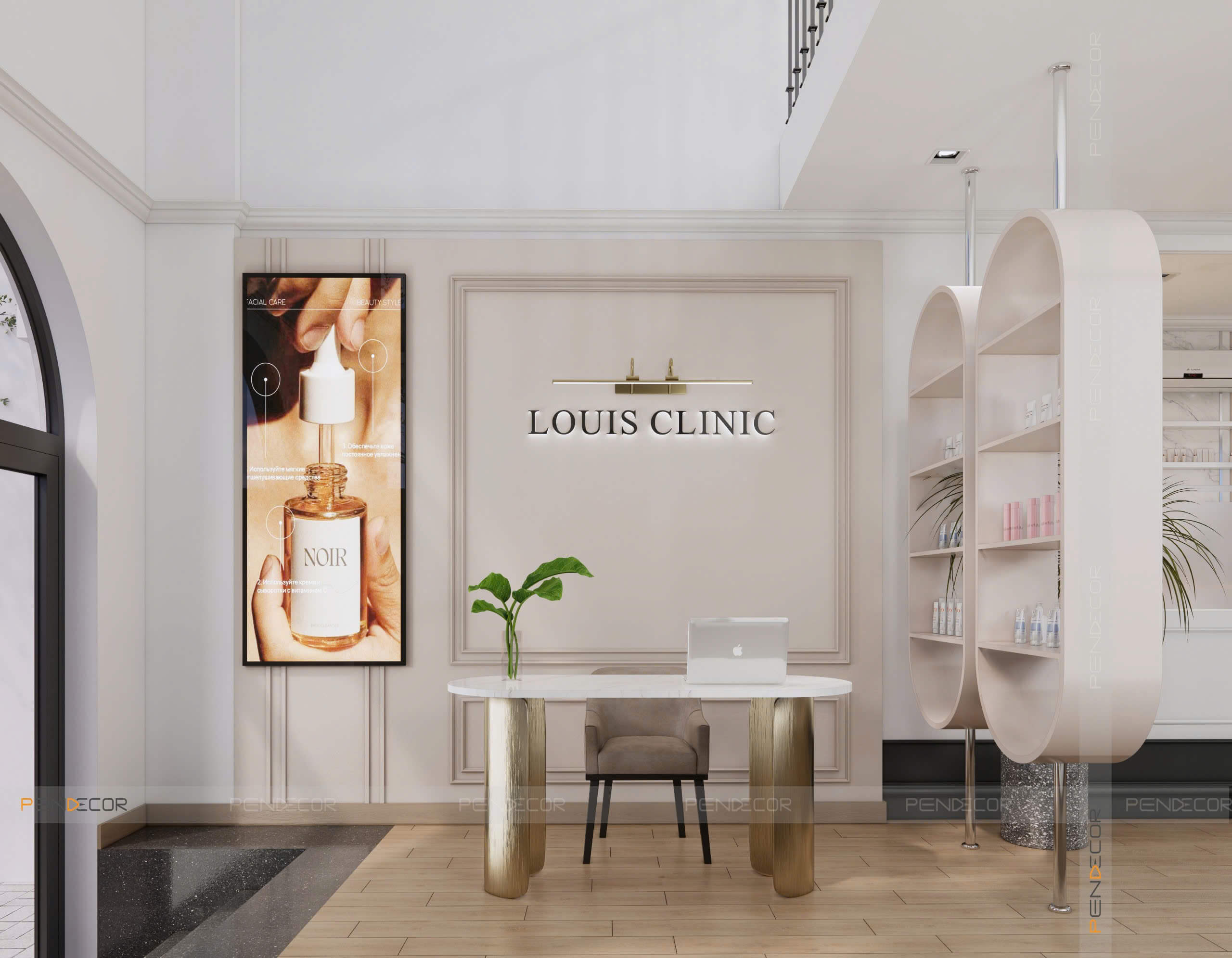 Thiết Kế Phòng Khám Louis Clinic