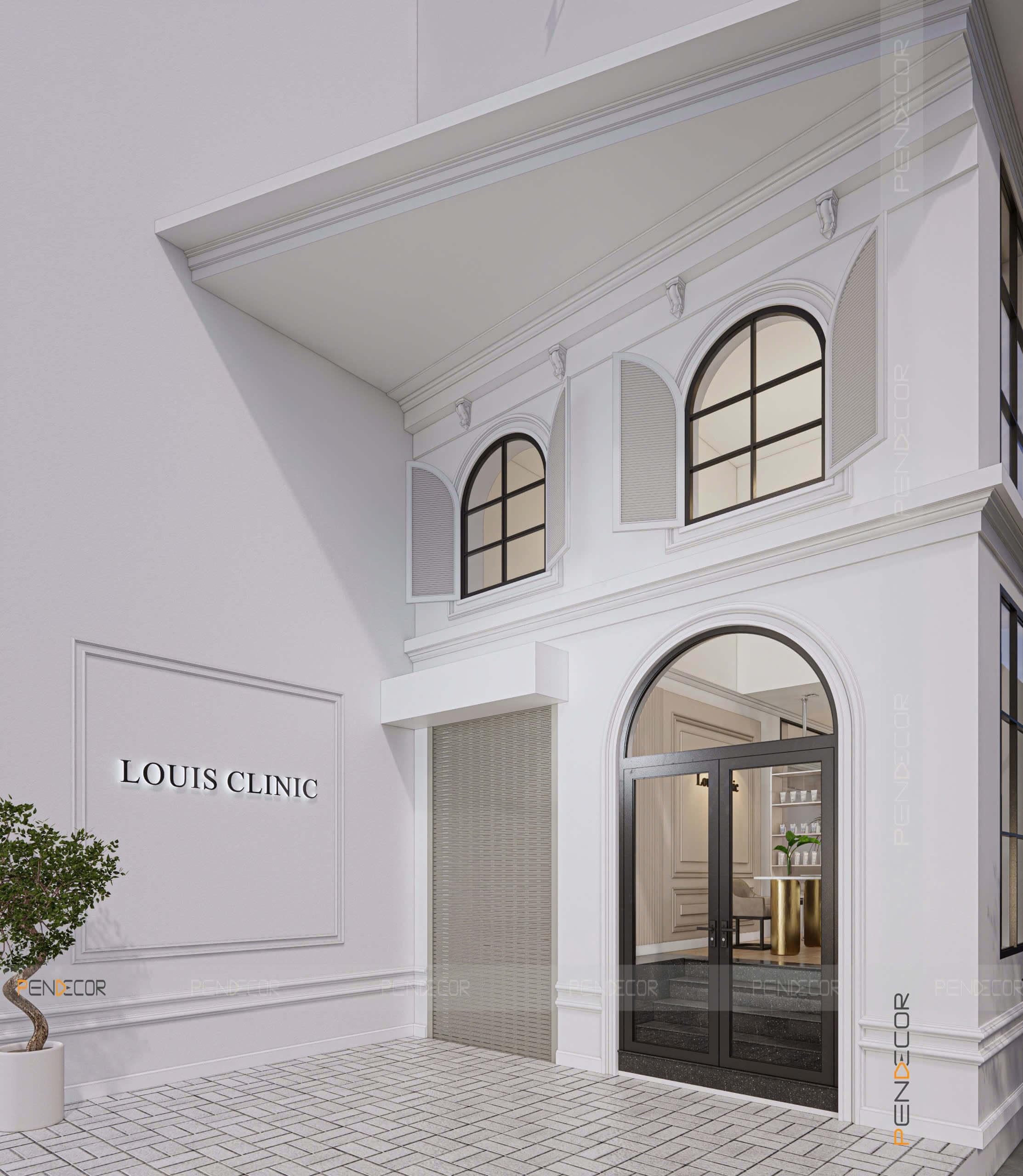 Thiết Kế Phòng Khám Louis Clinic