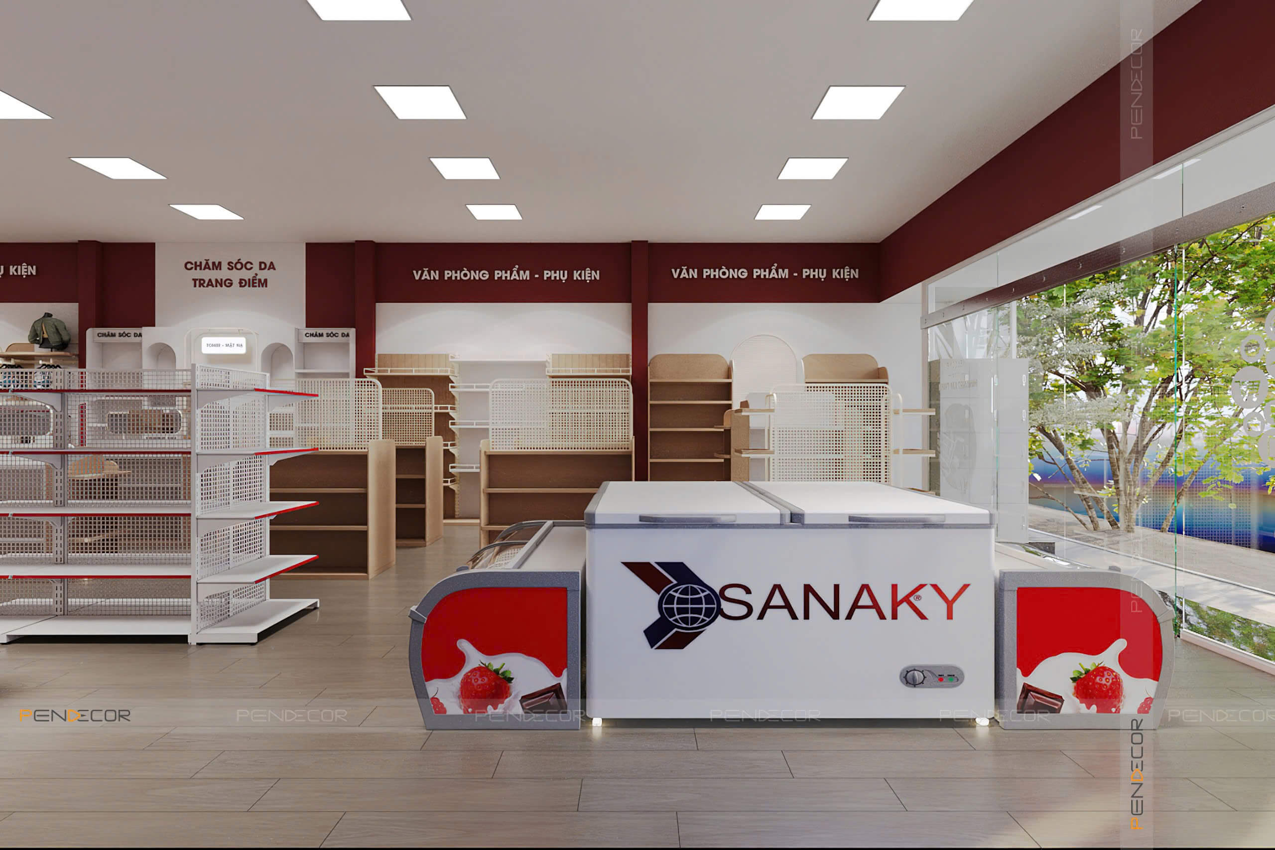 Thiết Kế Siêu Thị Mini Kim Thạnh