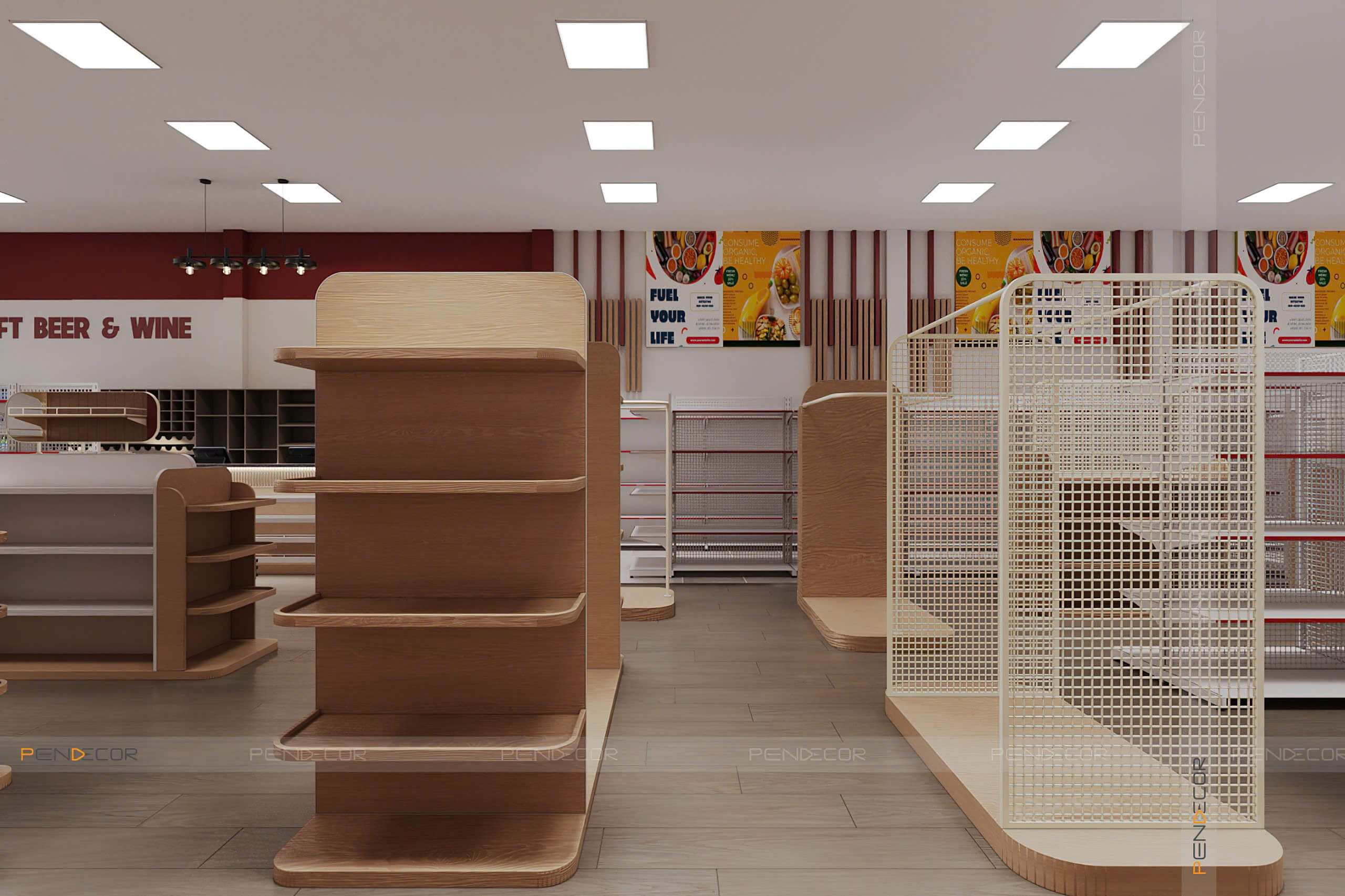 Thiết Kế Siêu Thị Mini Kim Thạnh