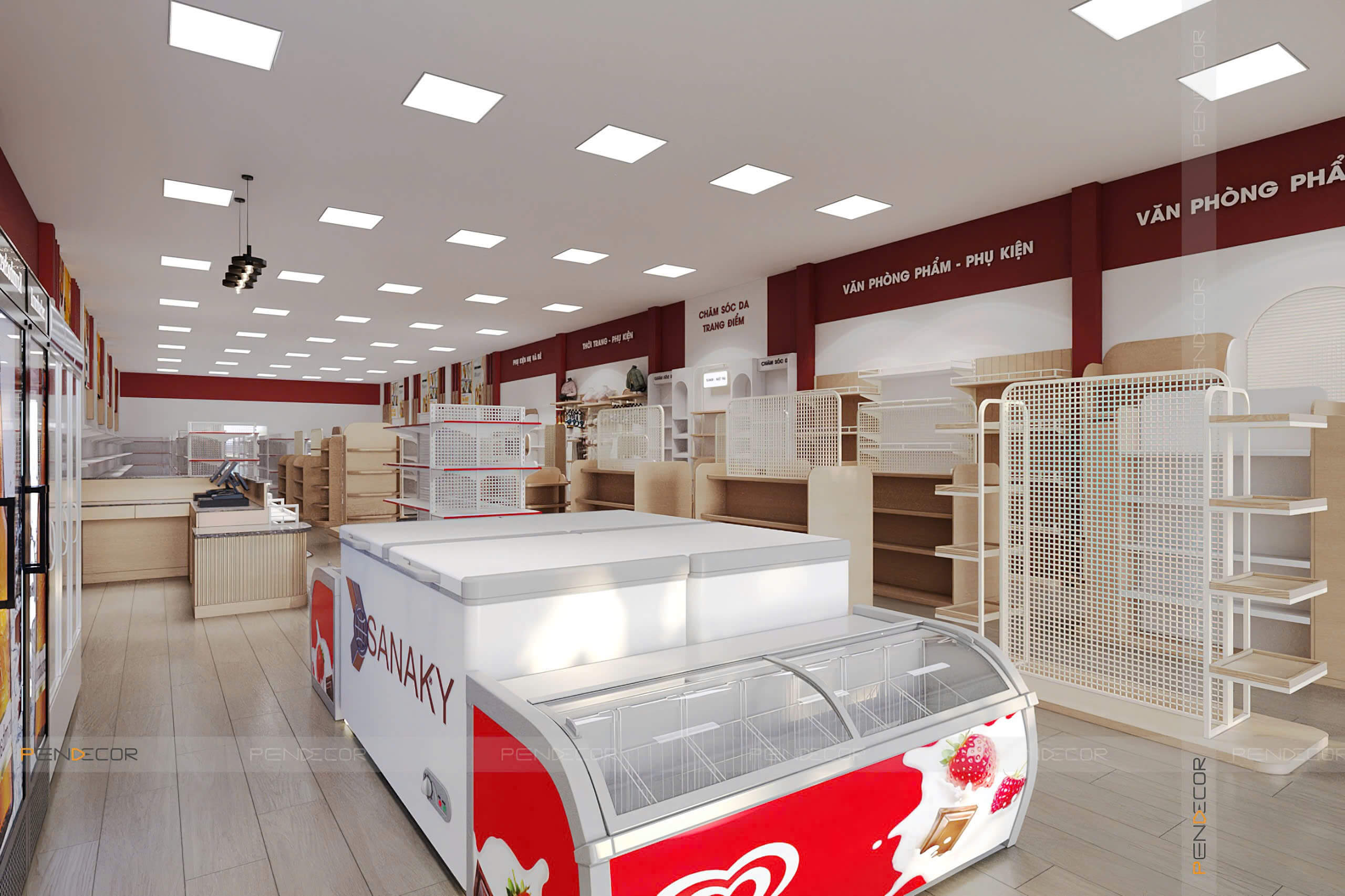 Thiết Kế Siêu Thị Mini Kim Thạnh