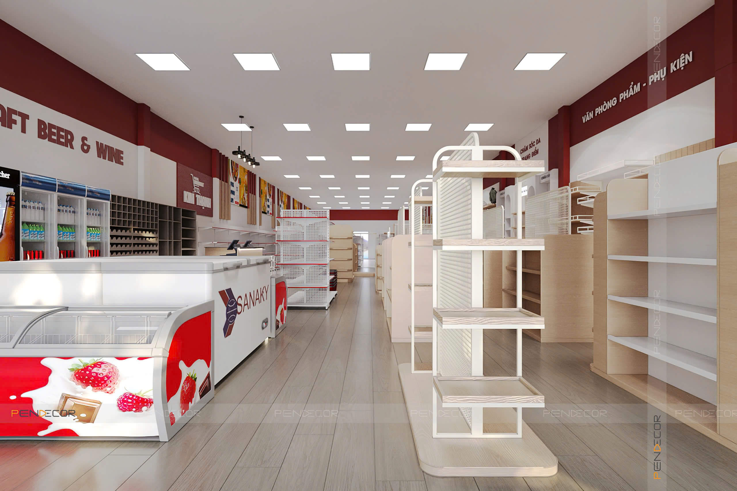 Thiết Kế Siêu Thị Mini Kim Thạnh