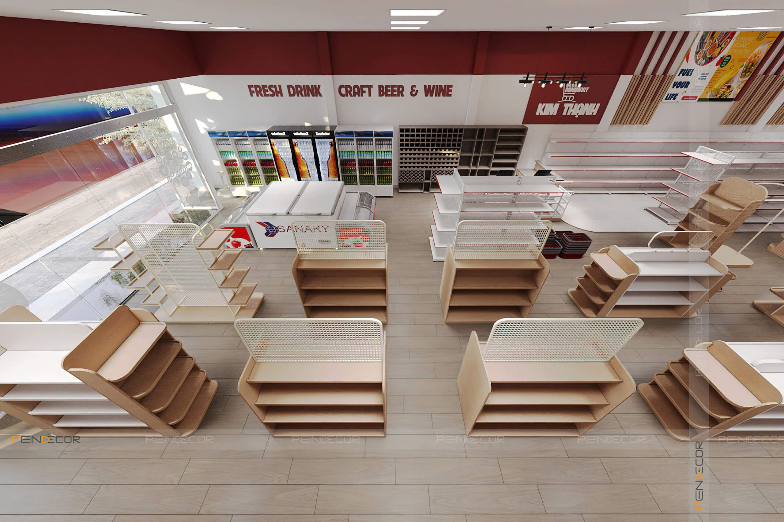 Thiết Kế Siêu Thị Mini Kim Thạnh