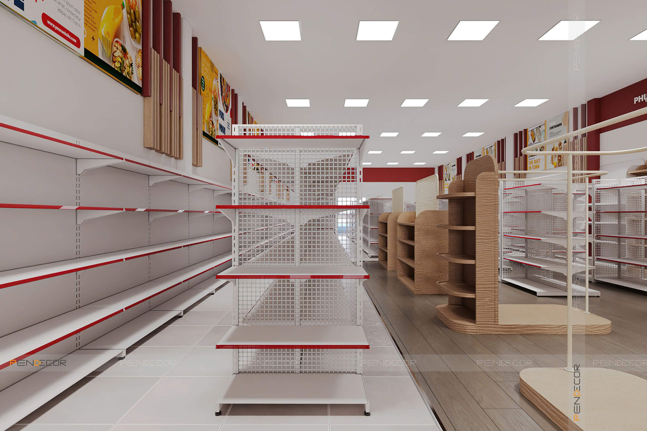 Thiết Kế Siêu Thị Mini Kim Thạnh