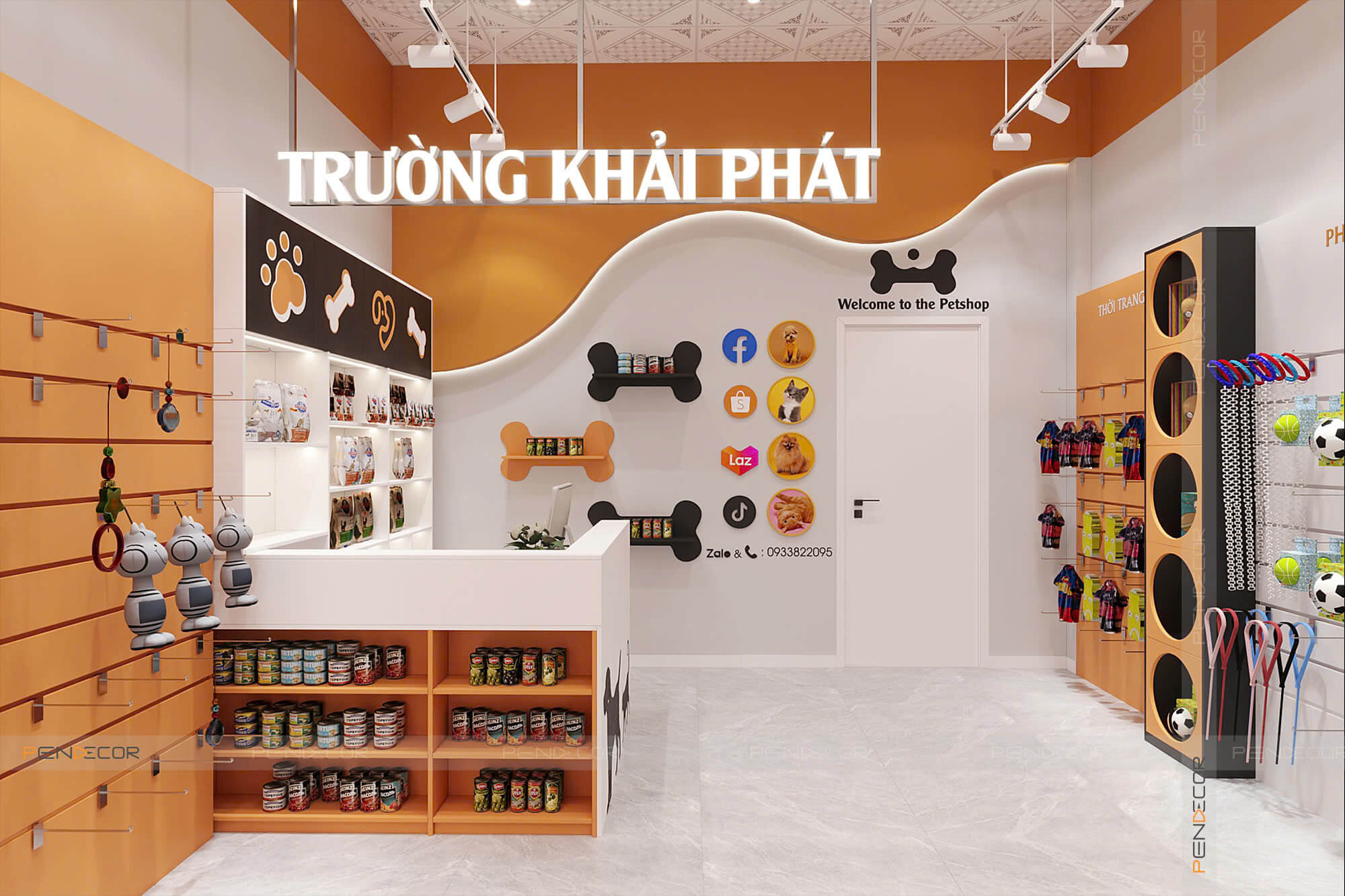 Thiết Kế Pet Shop Bonza Pets