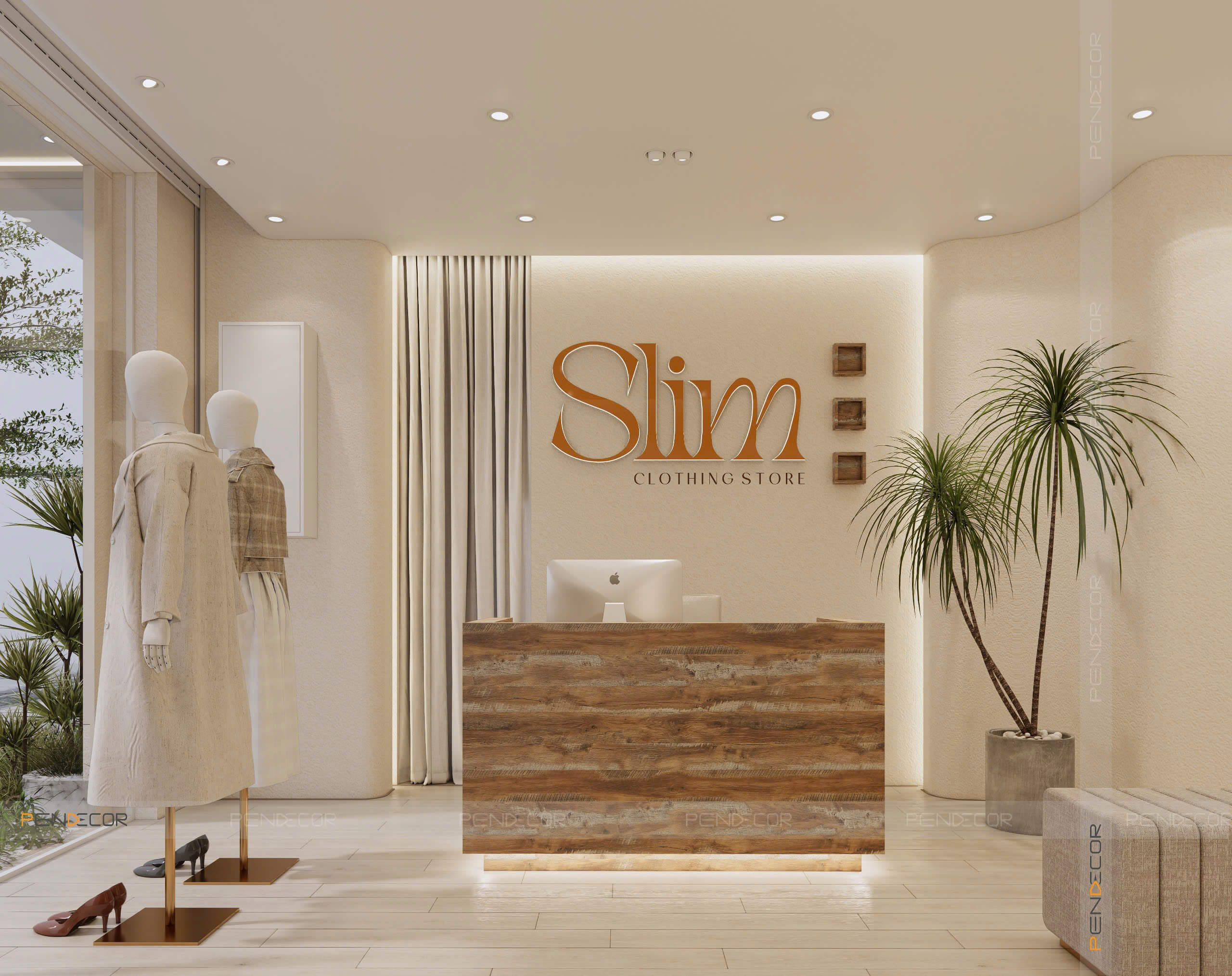 Thiết Kế Shop Thời Trang Nữ Slim