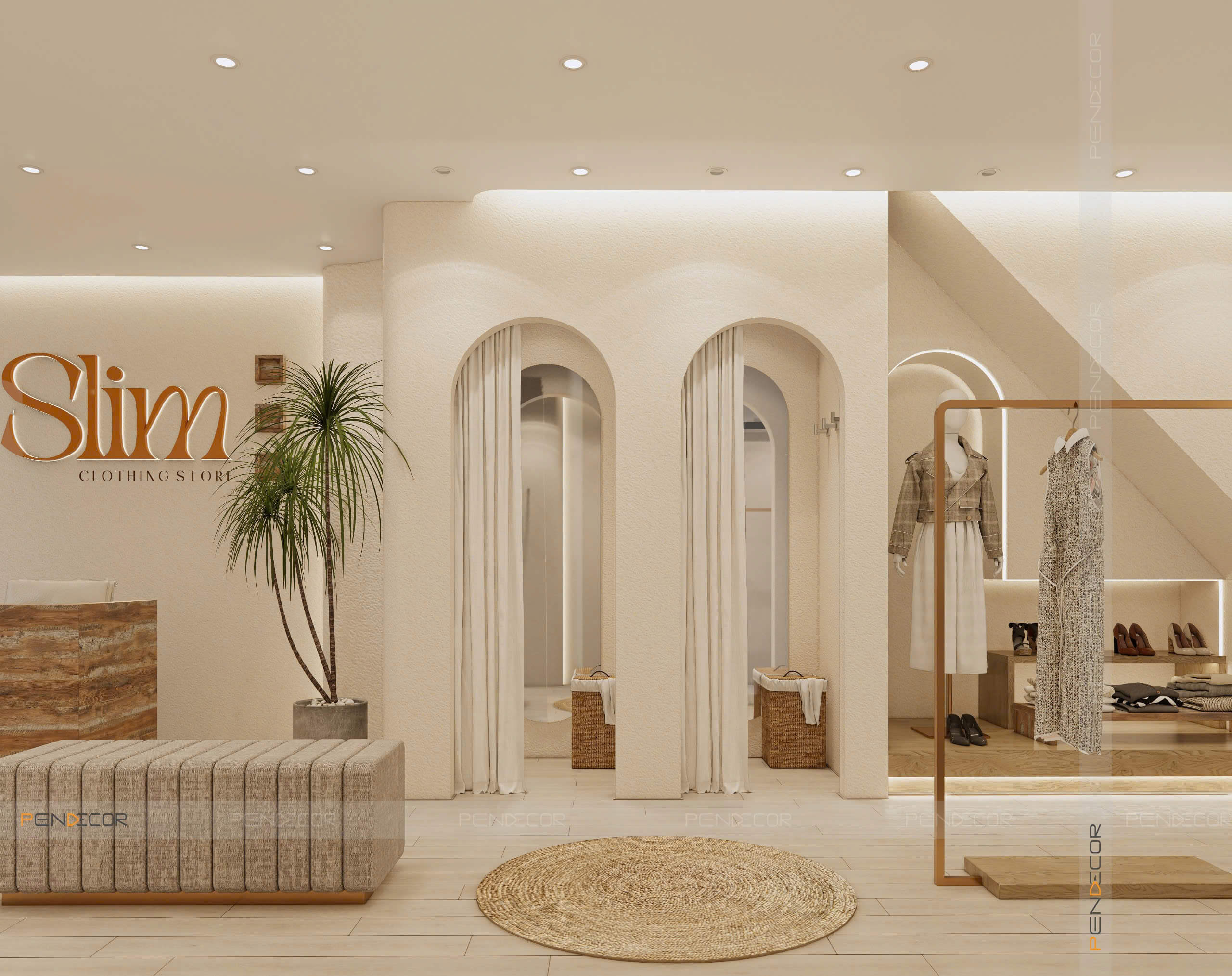 Thiết Kế Shop Thời Trang Nữ Slim