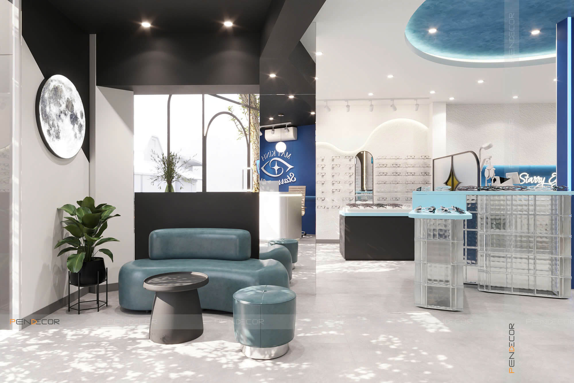 Thiết Kế Cửa Hàng Mắt Kính Starry Eyes