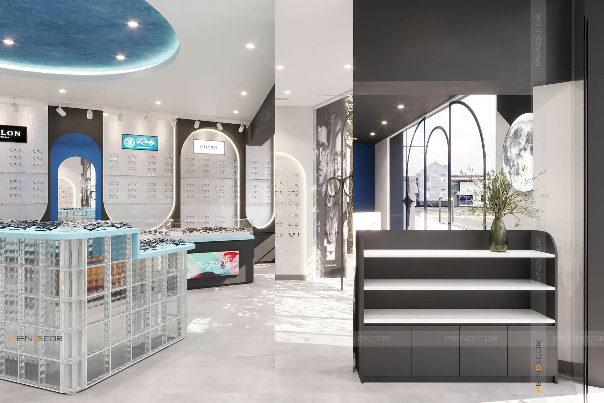 Thiết Kế Cửa Hàng Mắt Kính Starry Eyes