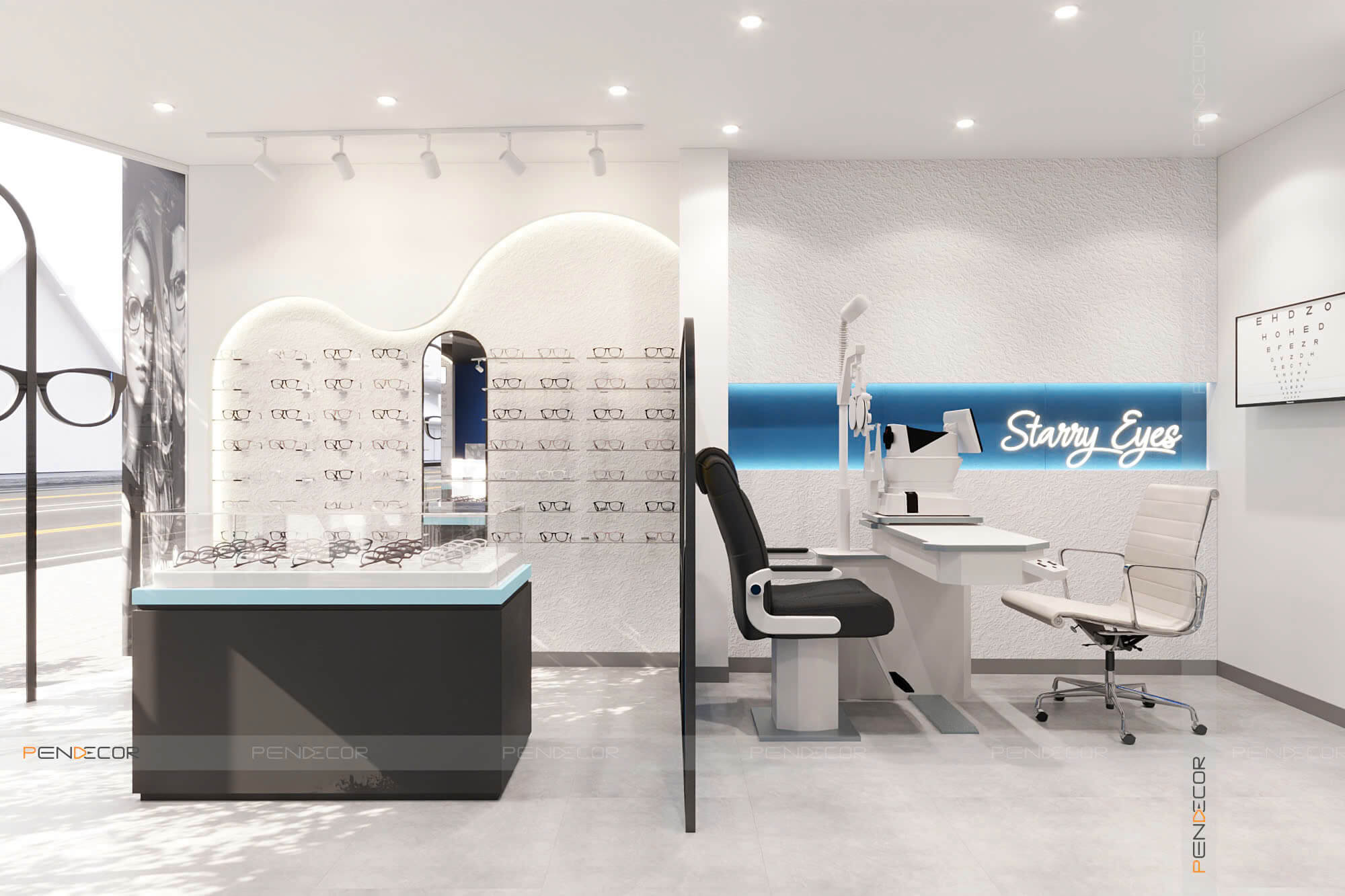 Thiết Kế Cửa Hàng Mắt Kính Starry Eyes