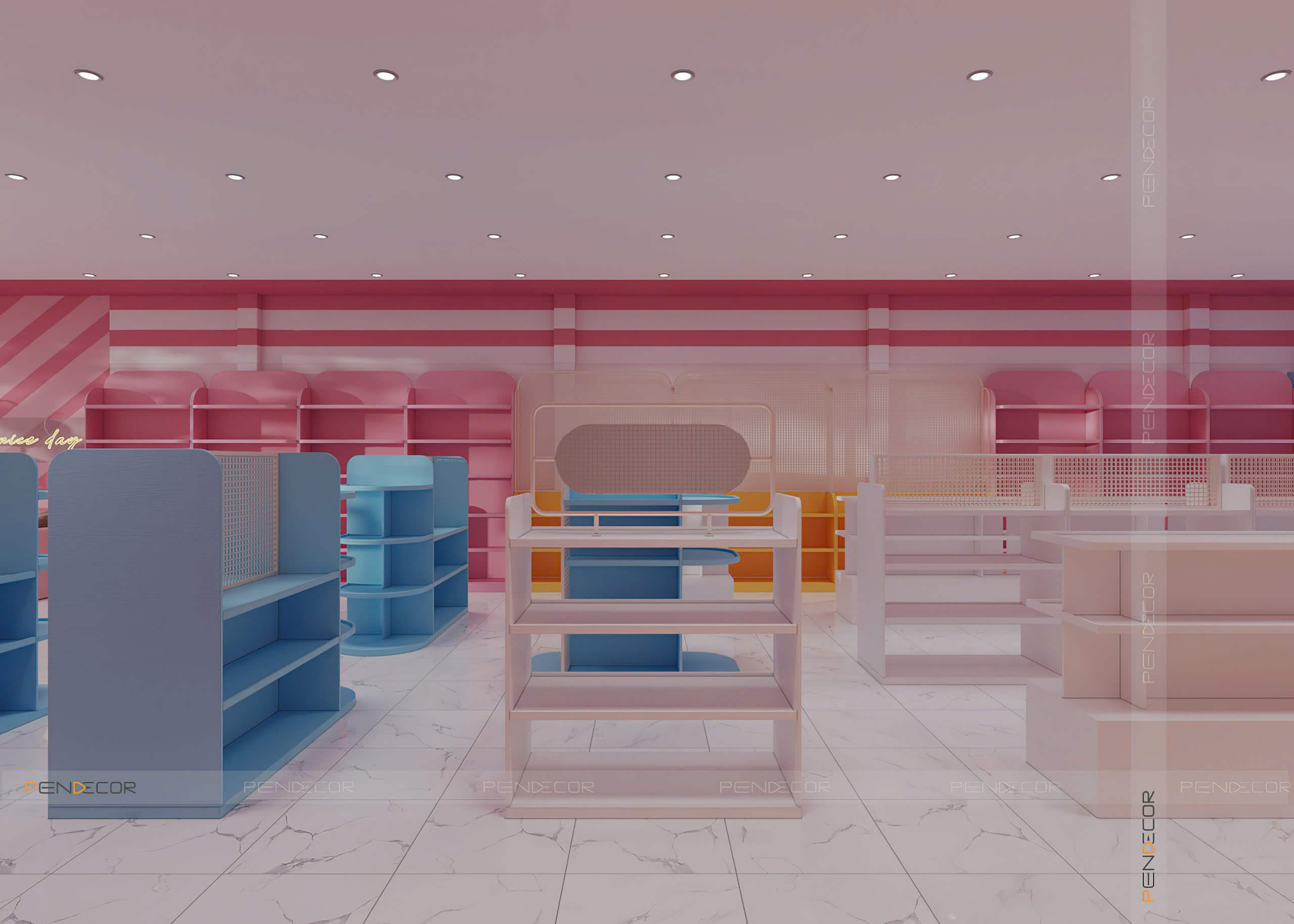 Thiết Kế Shop Phụ Kiện Tiệm Nhà Thư