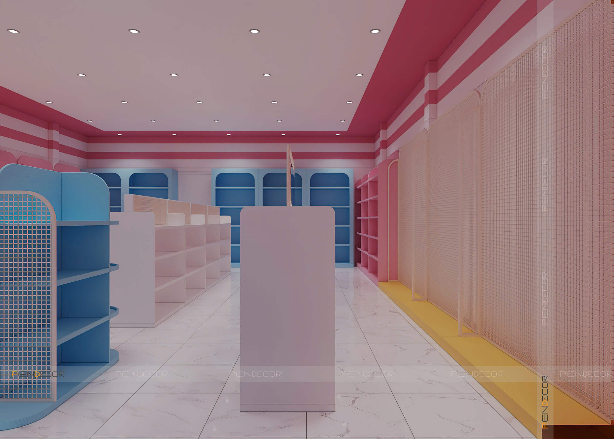 Thiết Kế Shop Phụ Kiện Tiệm Nhà Thư