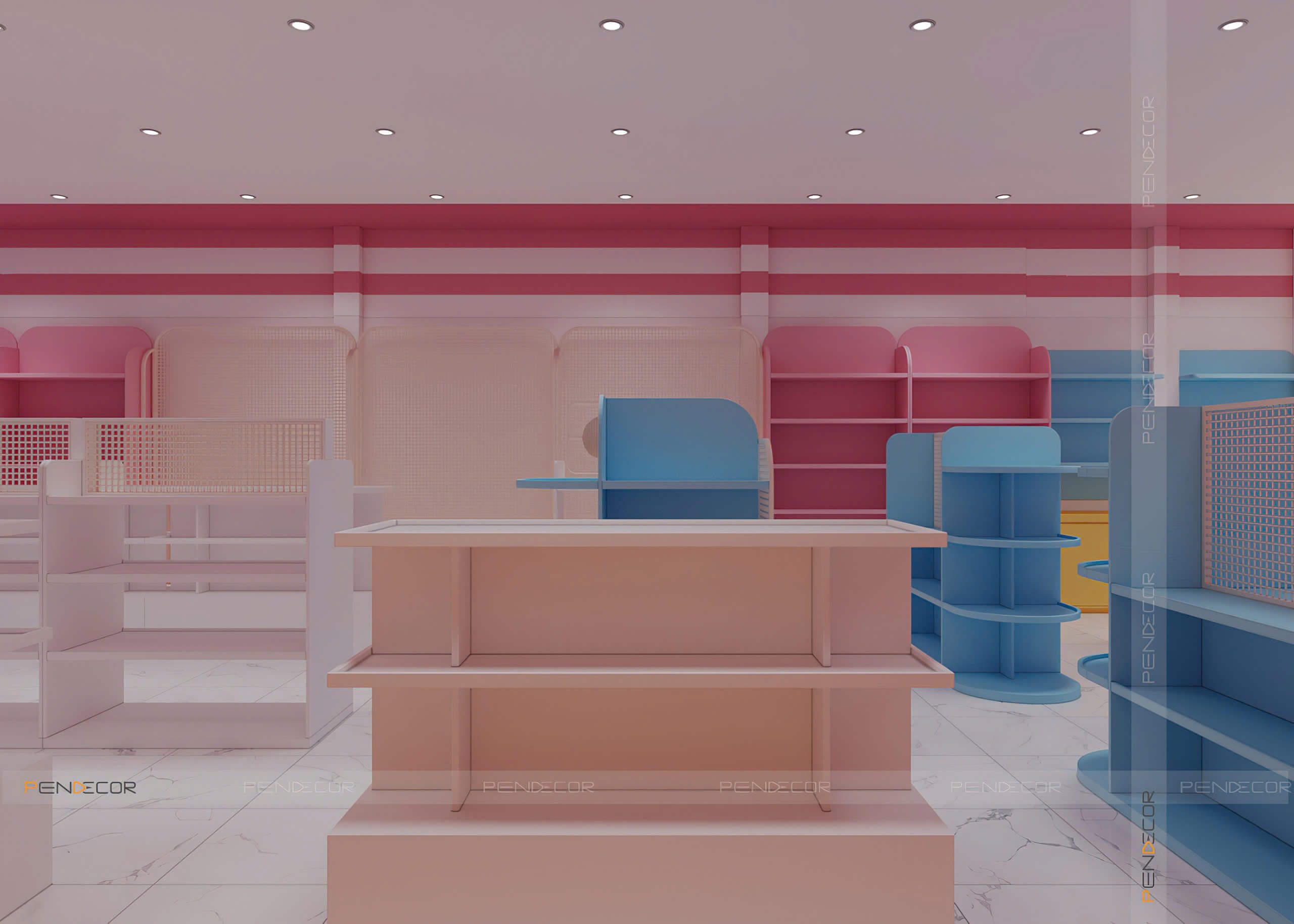 Thiết Kế Shop Phụ Kiện Tiệm Nhà Thư