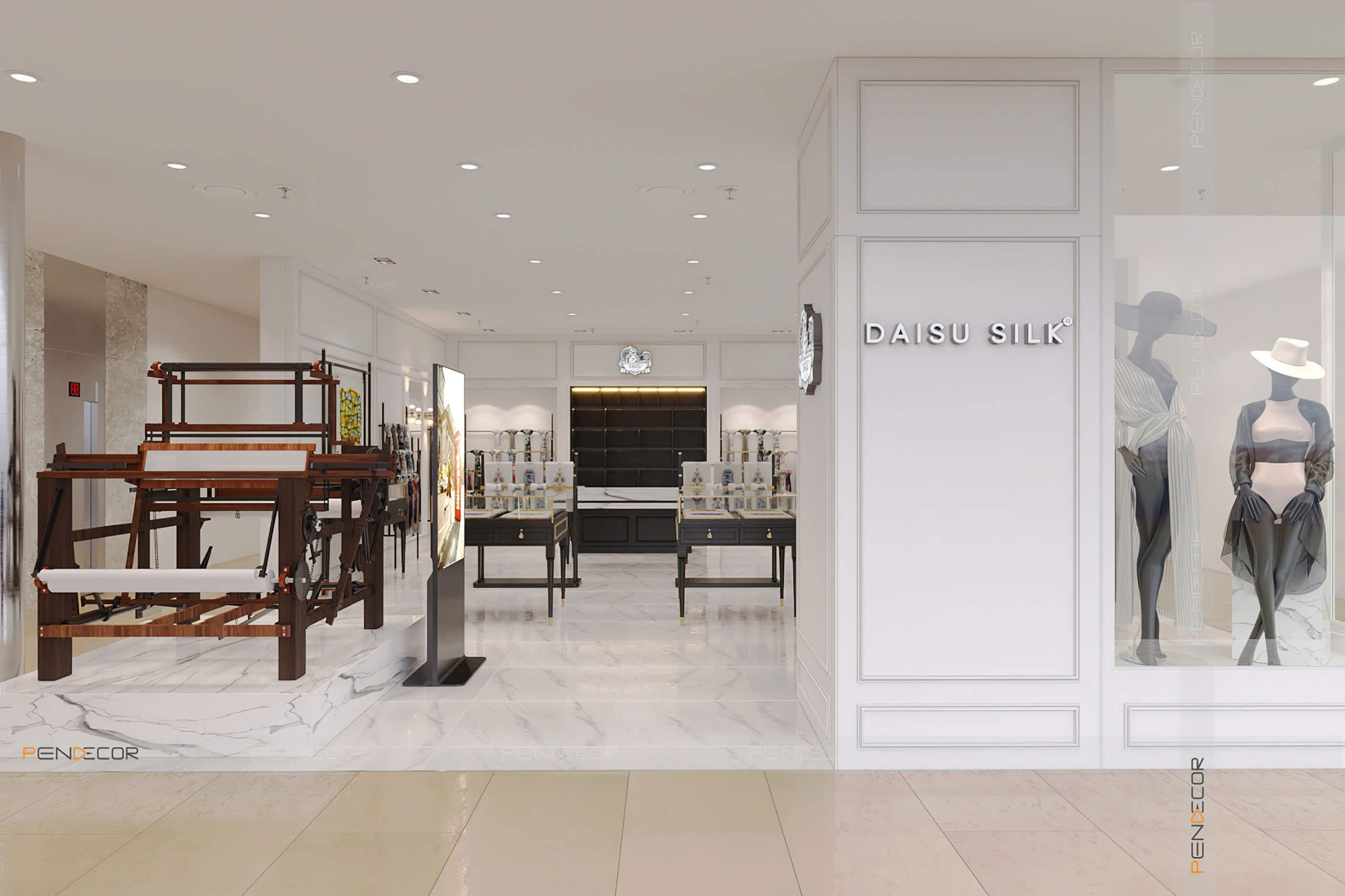 Thiết Kế Showroom Daisu Silk (Hà Nội)