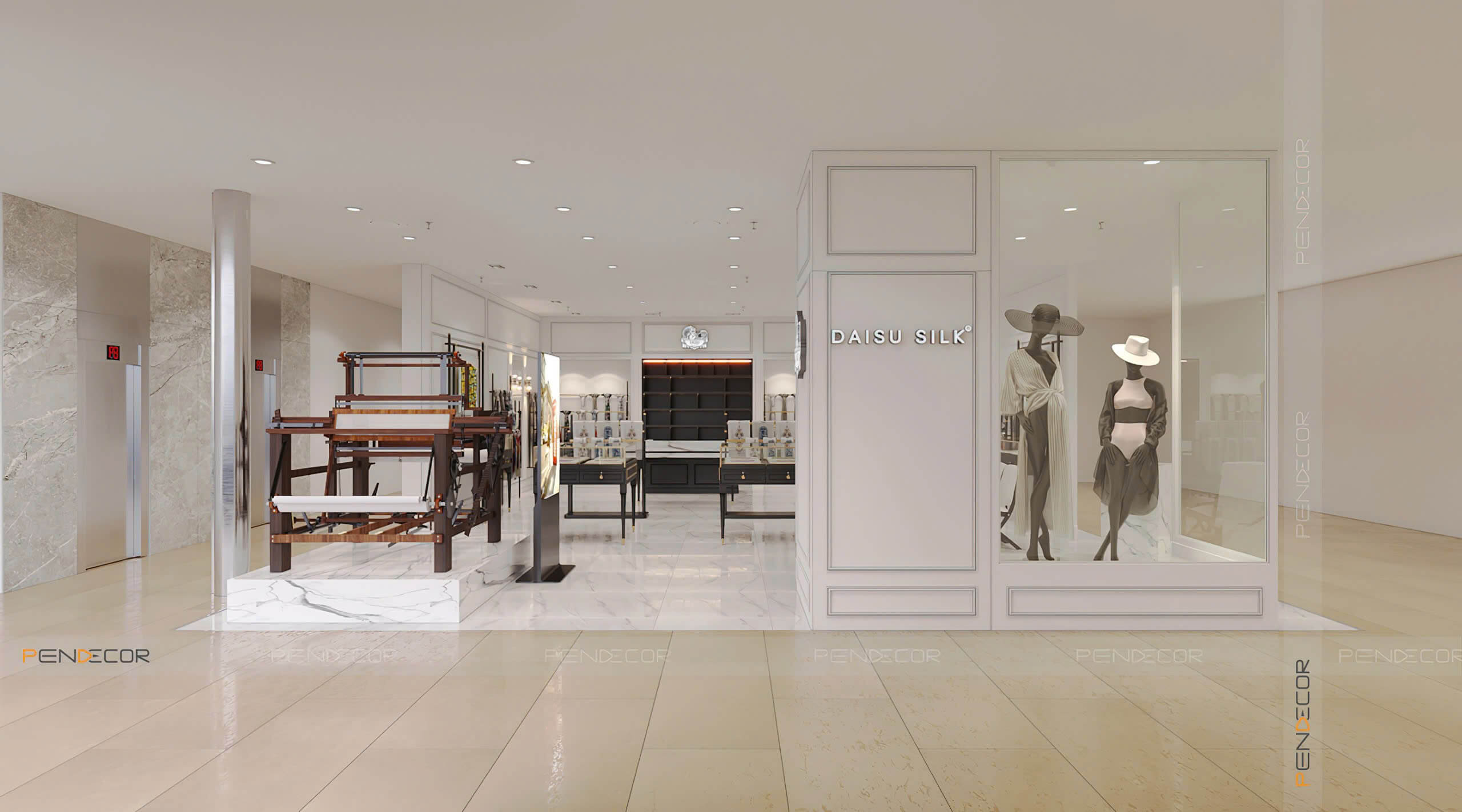 Thiết Kế Showroom Daisu Silk (Hà Nội)